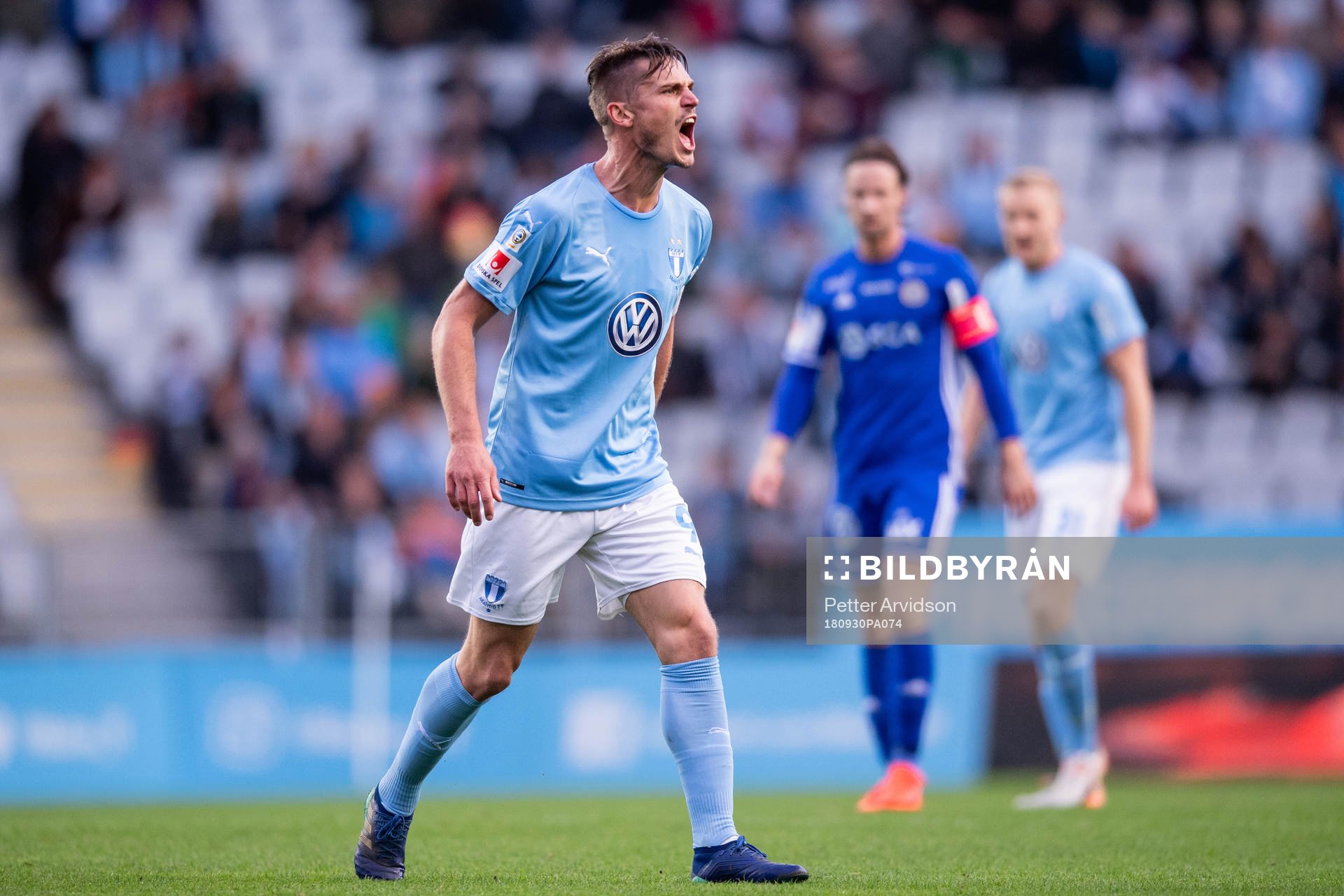 Malmö FFs Markus Rosenberg reagerar