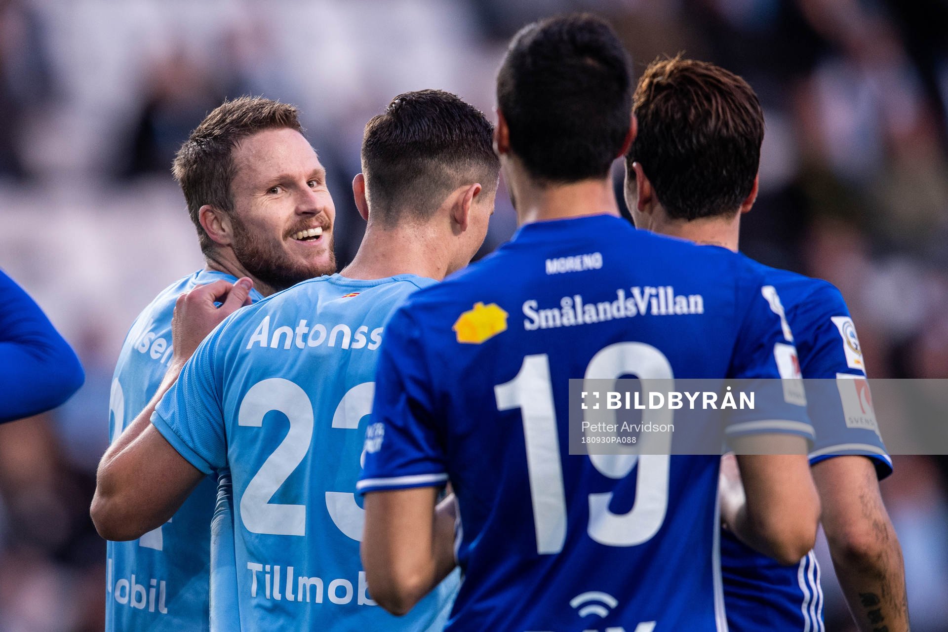 Malmö FFs Lasse Nielsen i bråk med Sundsvalls Pol Moreno