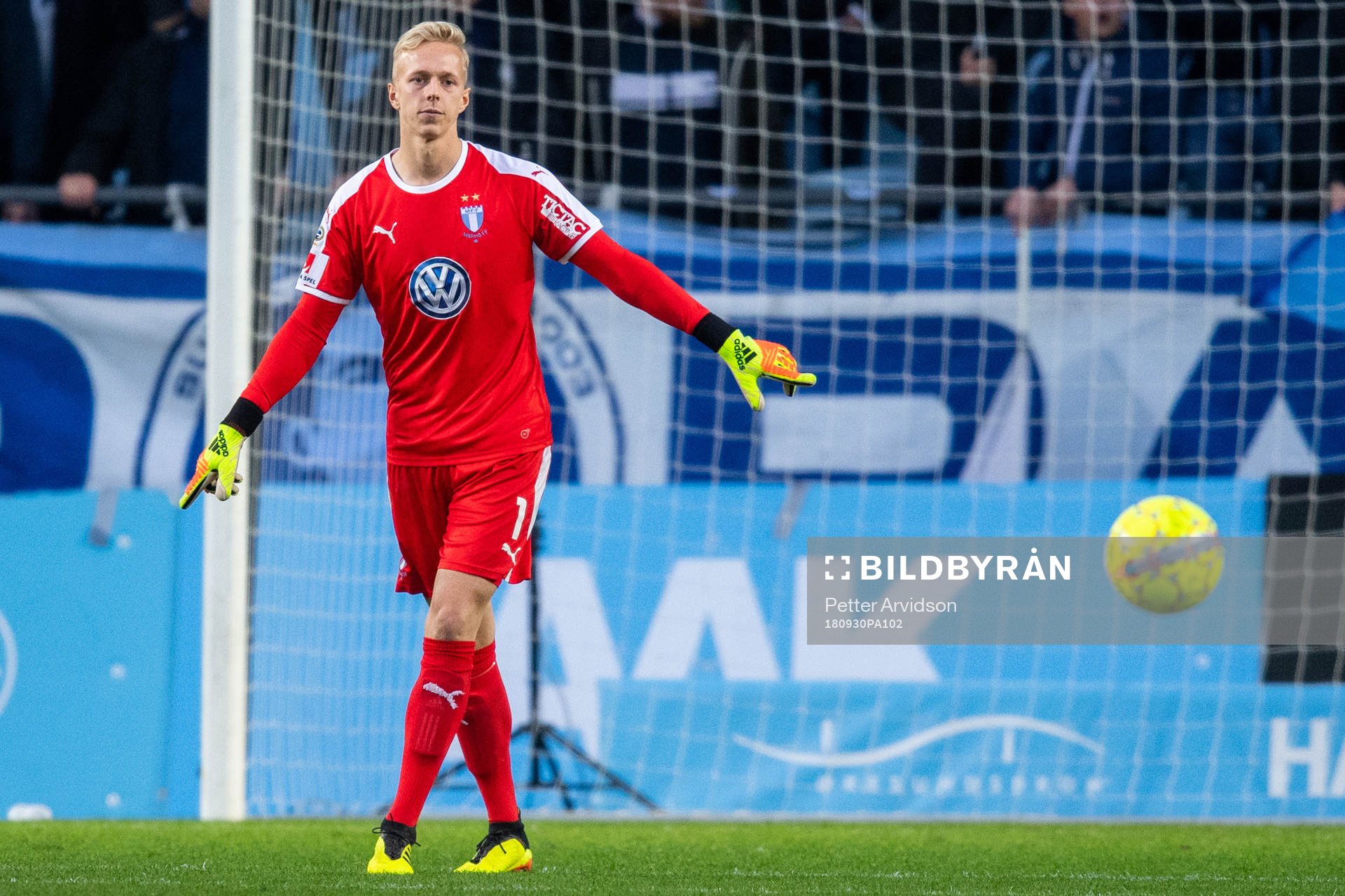 Malmö FFs målvakt Walter Viitala