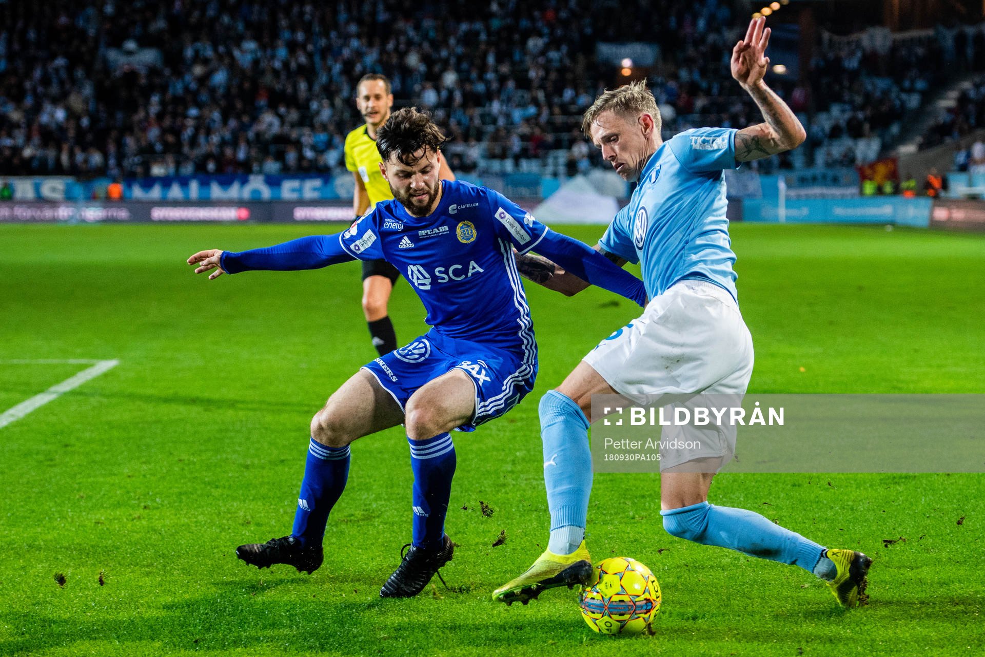 Malmö FFs Sören Rieks och Sundsvalls Jonathan Tamimi