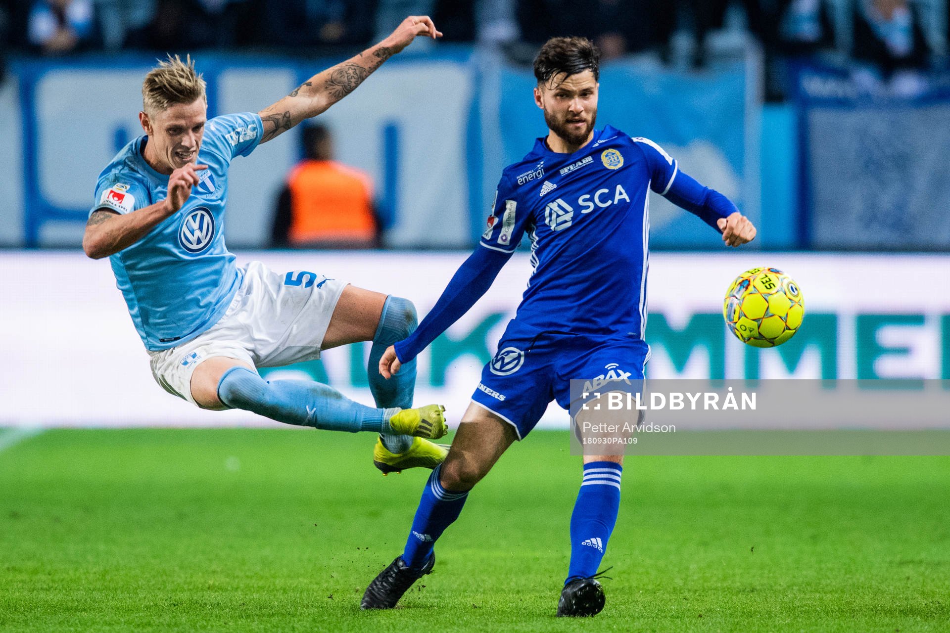 Malmö FFs Sören Rieks och Sundsvalls Jonathan Tamimi