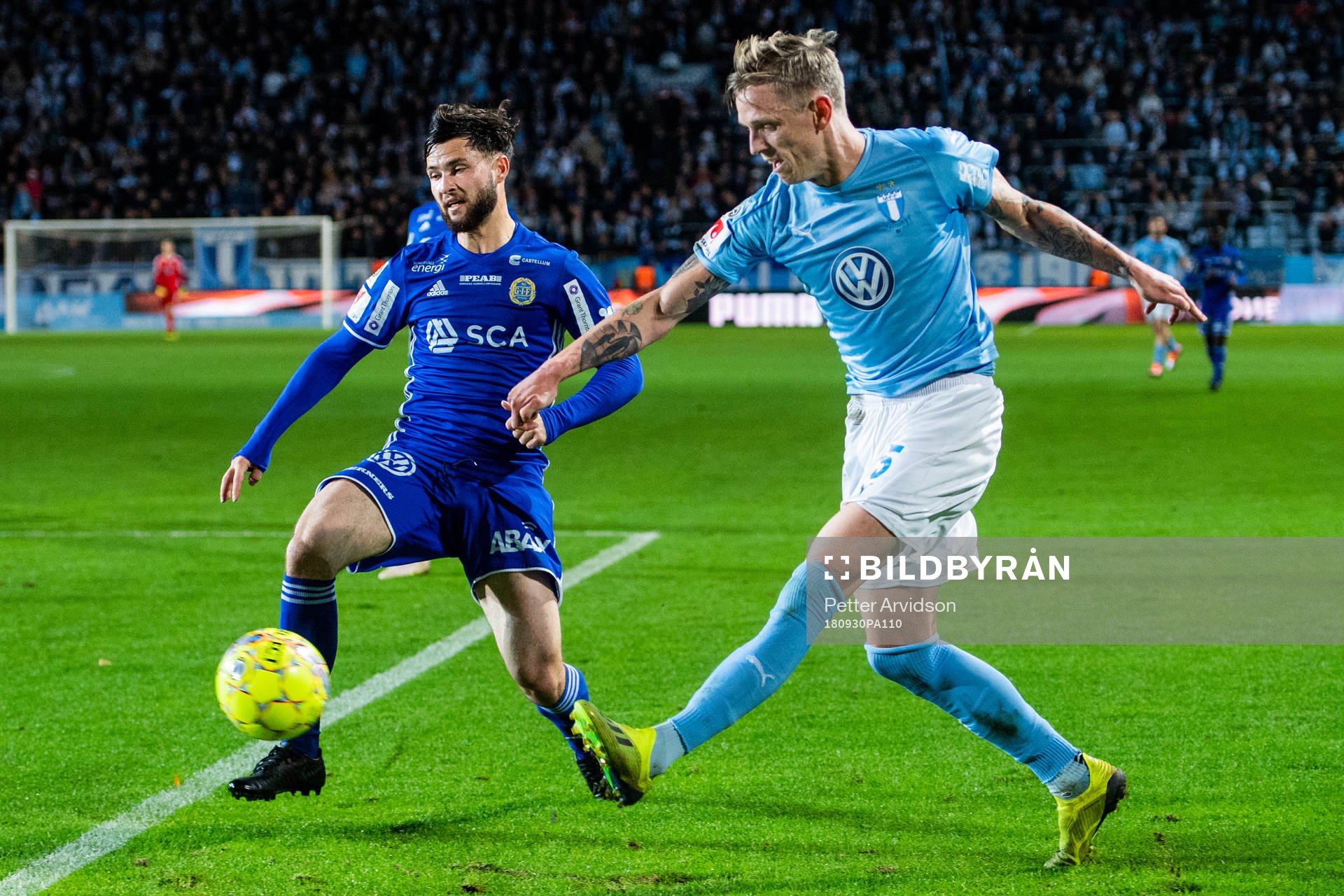 Malmö FFs Sören Rieks och Sundsvalls Jonathan Tamimi