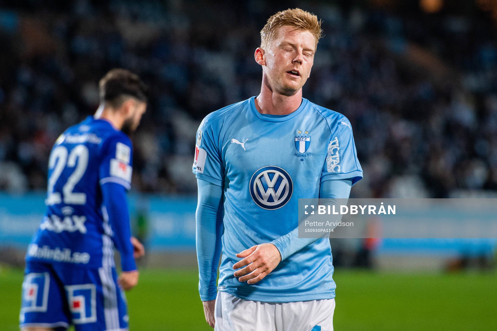 Malmö FFs Anders Christiansen deppar