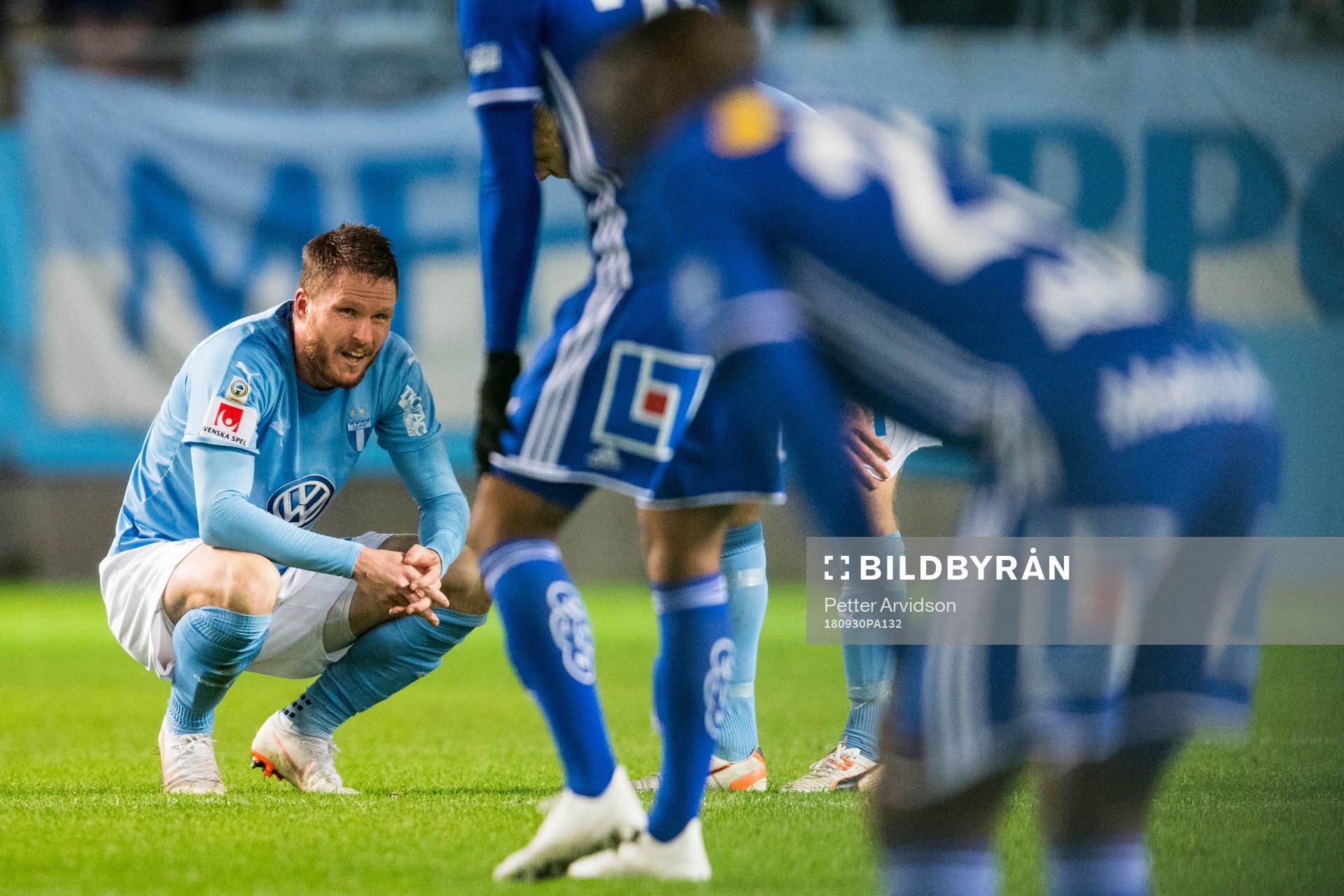 Malmö FFs Lasse Nielsen deppar