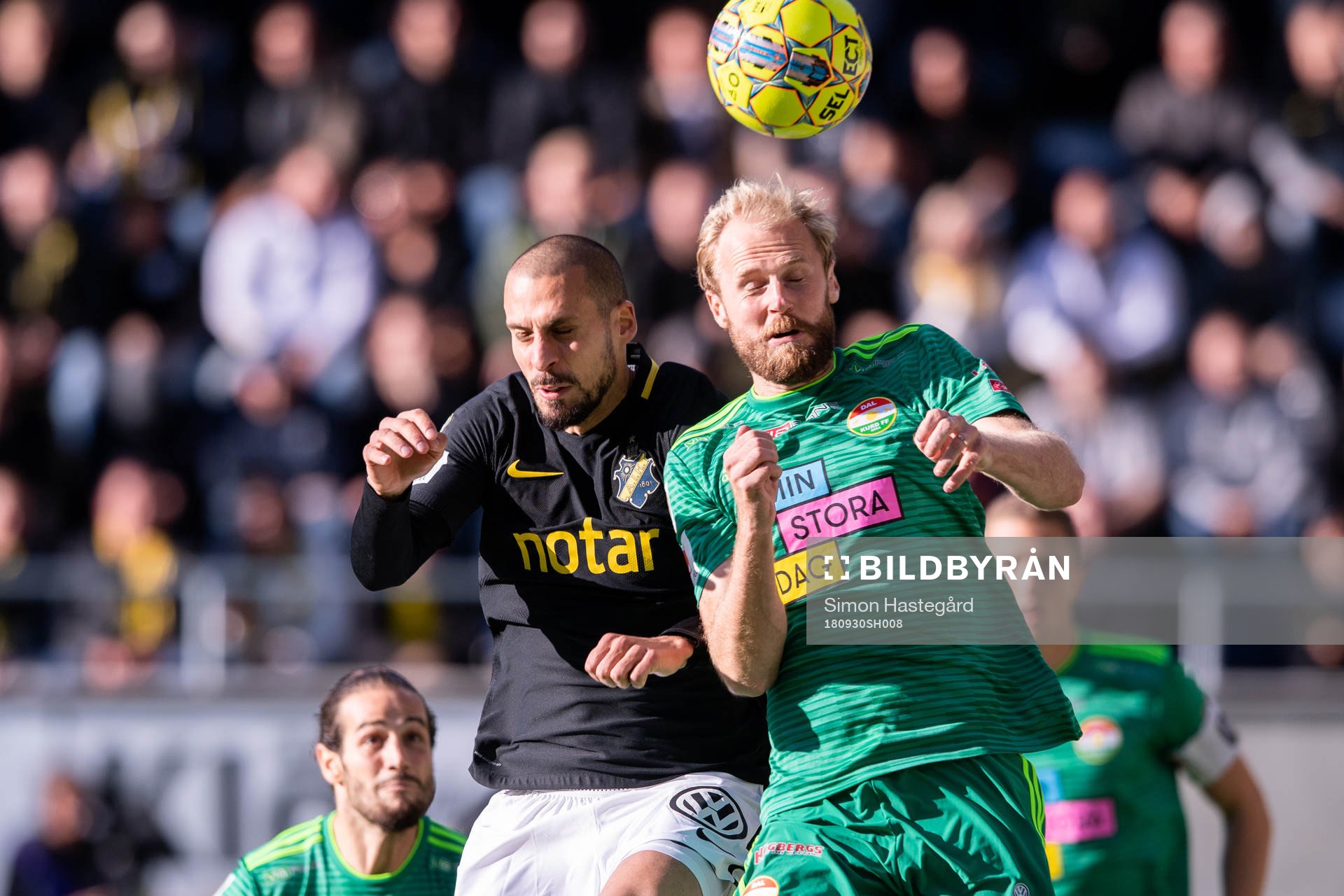 s Panos Dimitriadis och Dalkurds Robin Tranberg