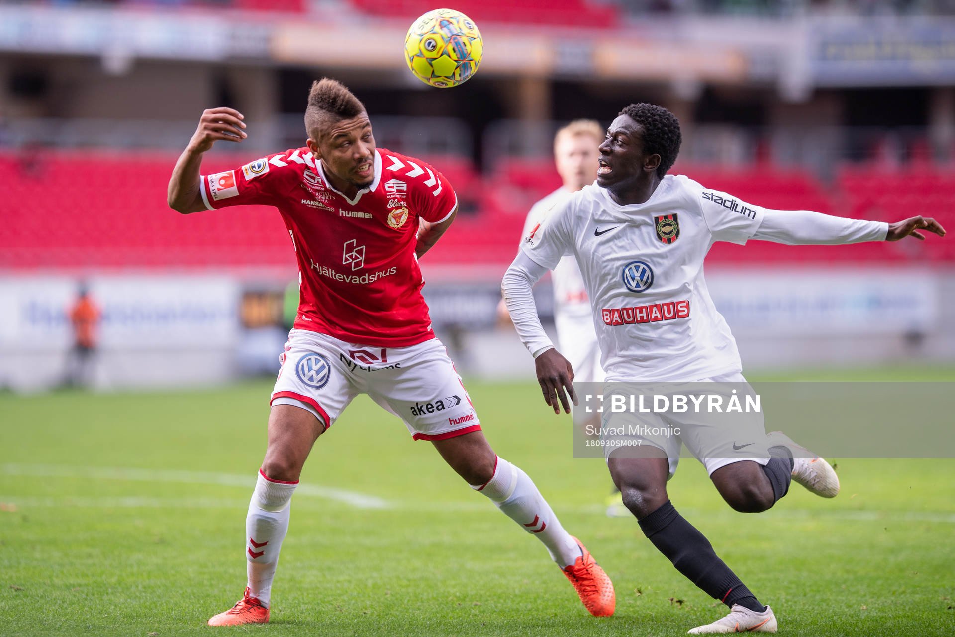 Kalmars Mikael Dyrestam och Brommapojkarnas Jack Lahne