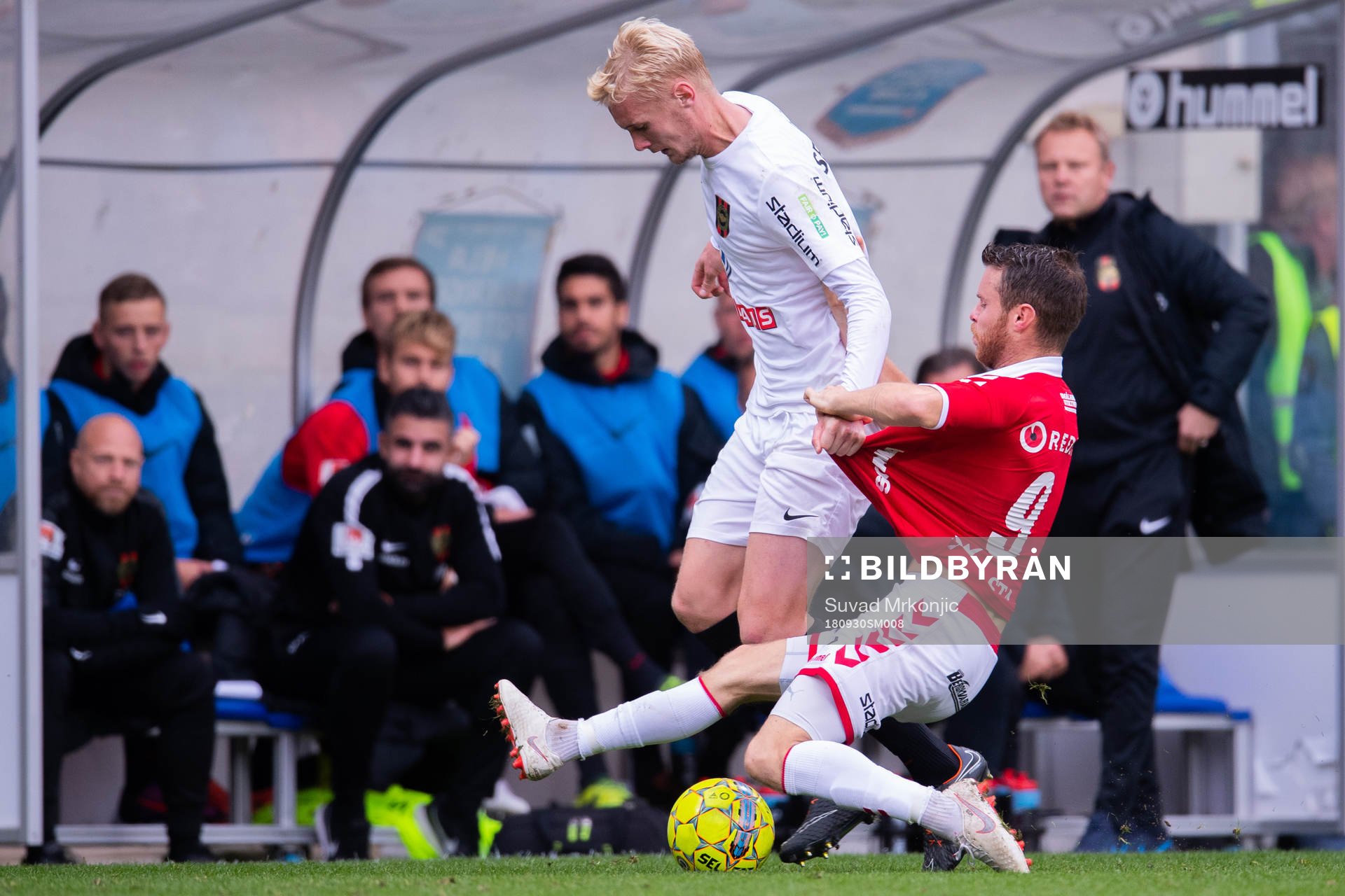 Kalmars Måns Söderqvist och Brommapojkarnas Ludvig Öhman