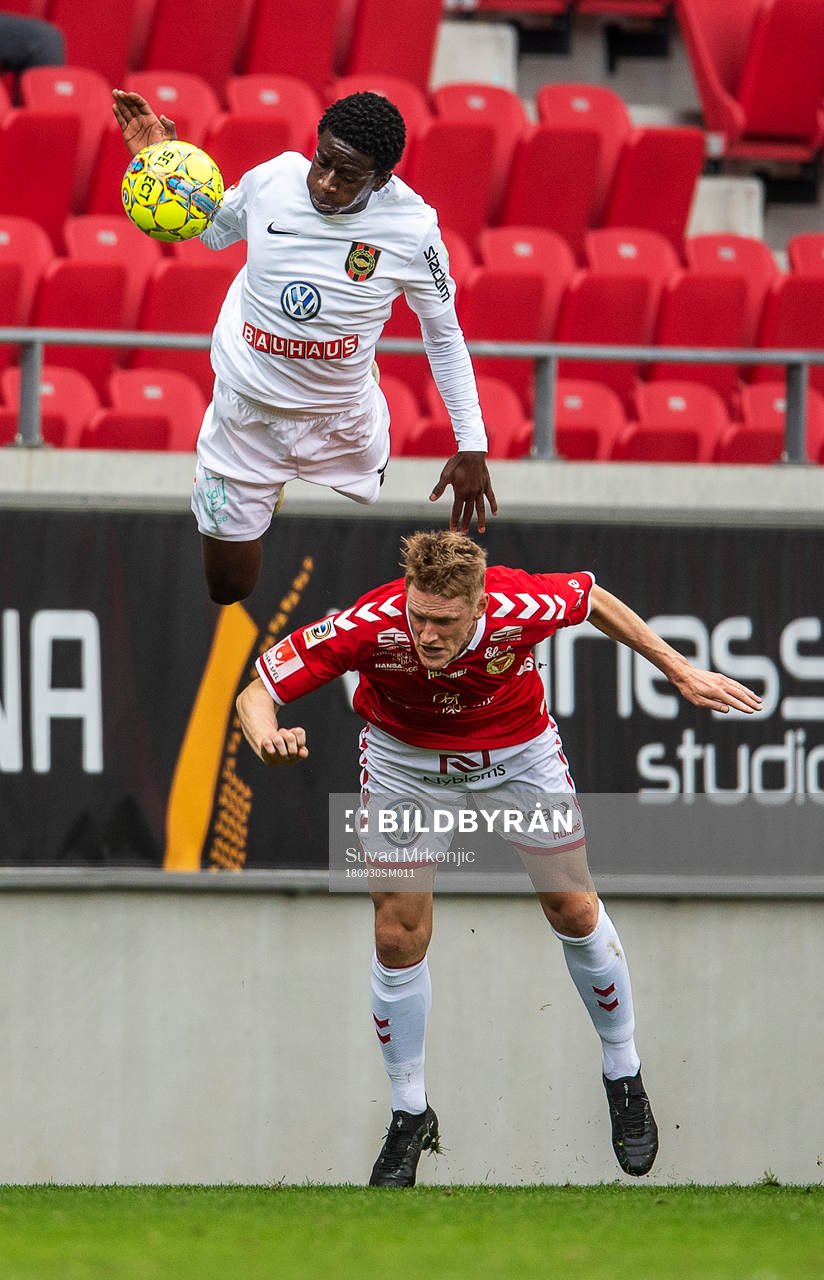 Kalmars Rasmus Elm och Brommapojkarnas Jack Lahne