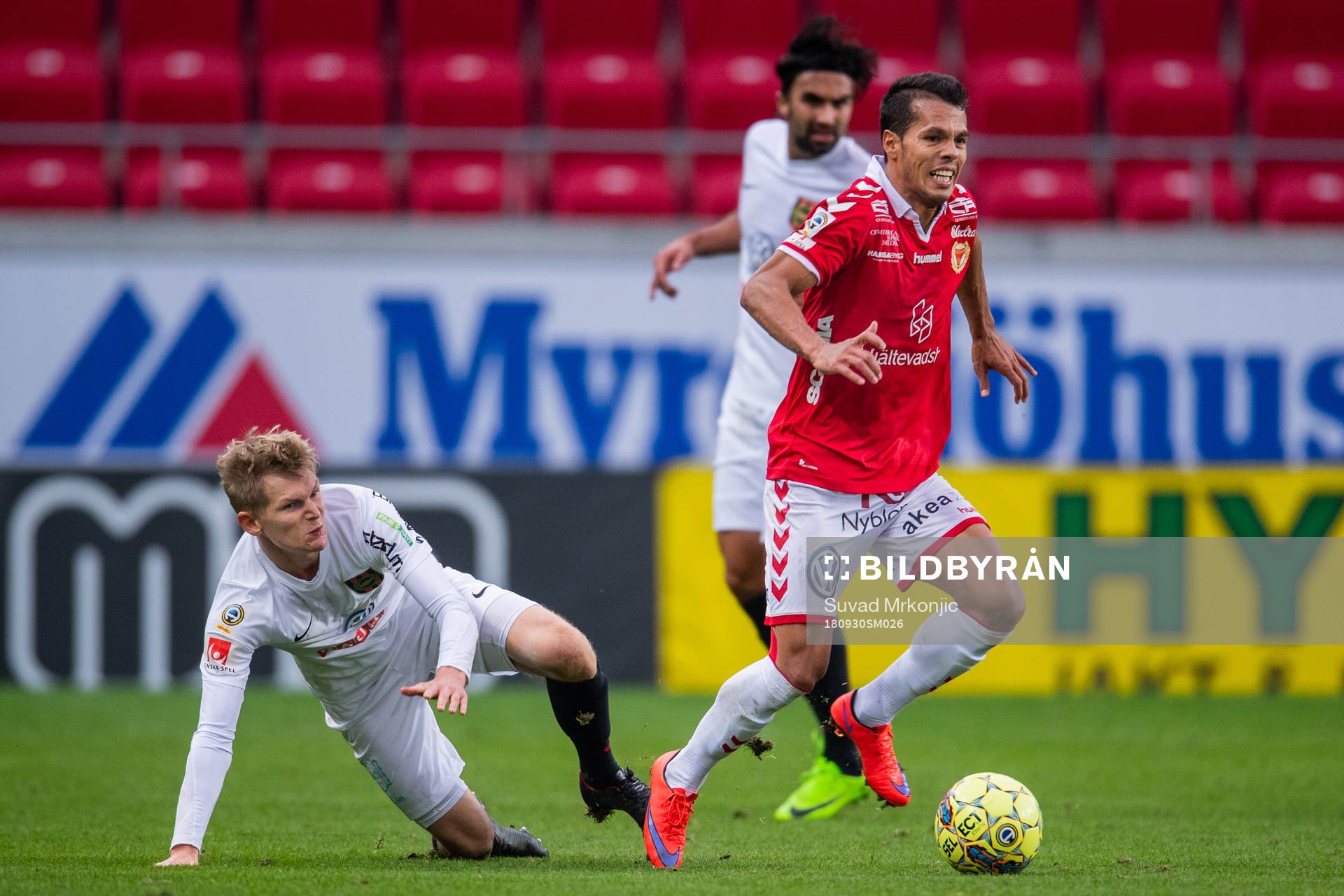 Kalmars Hiago Ramiro och Brommapojkarnas Fritiof Björkén
