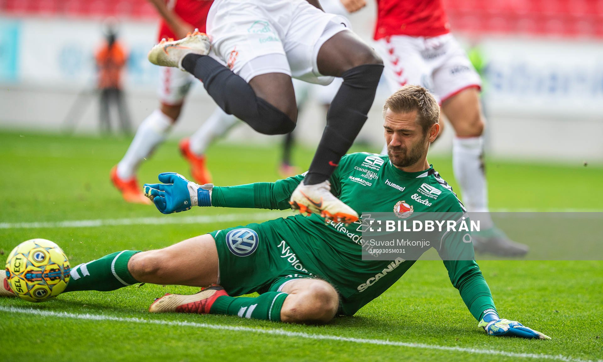 Kalmars målvakt Lucas Hägg-Johansson