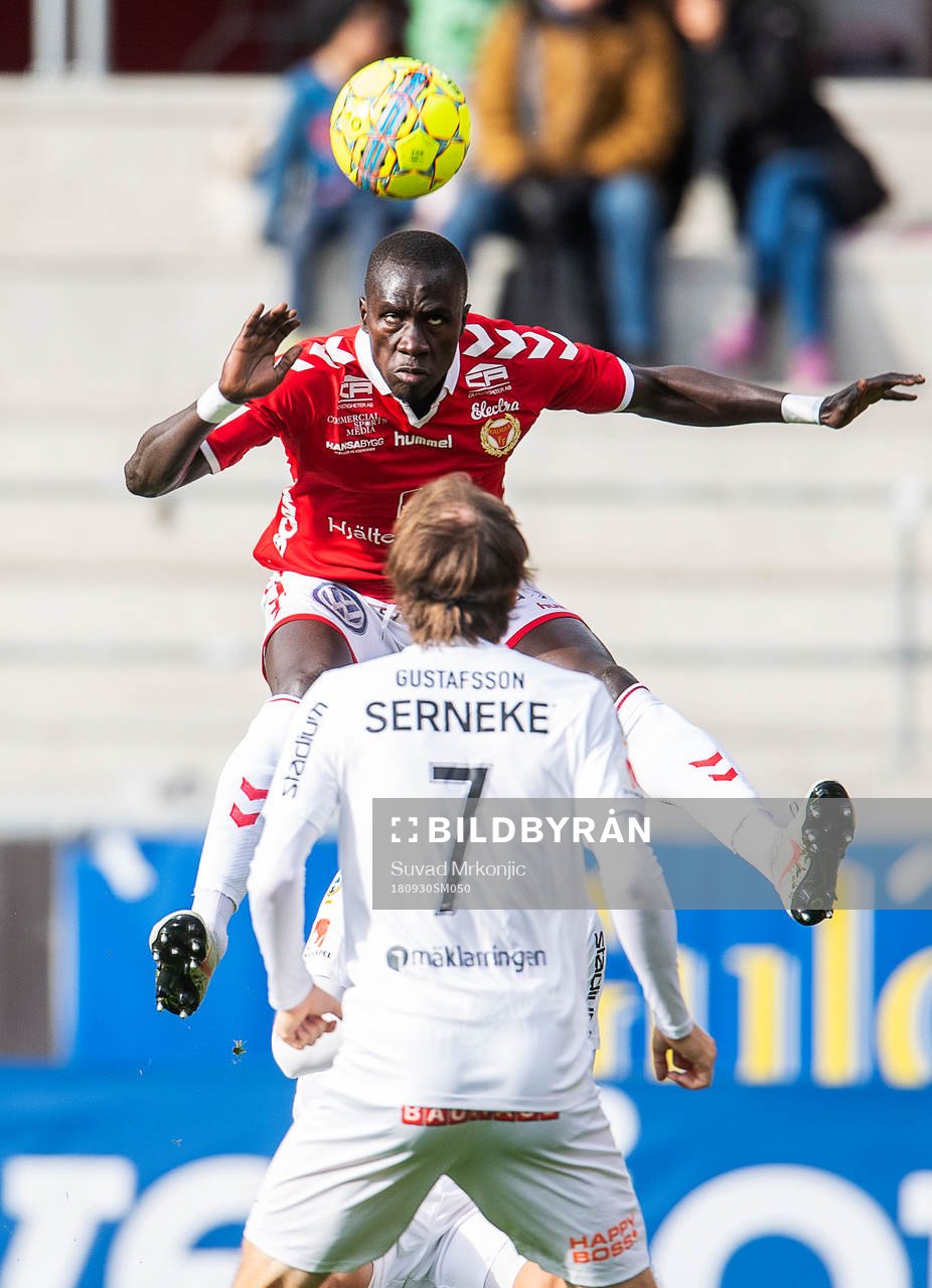 Kalmars Papa Alioune Diouf och Brommapojkarnas Markus