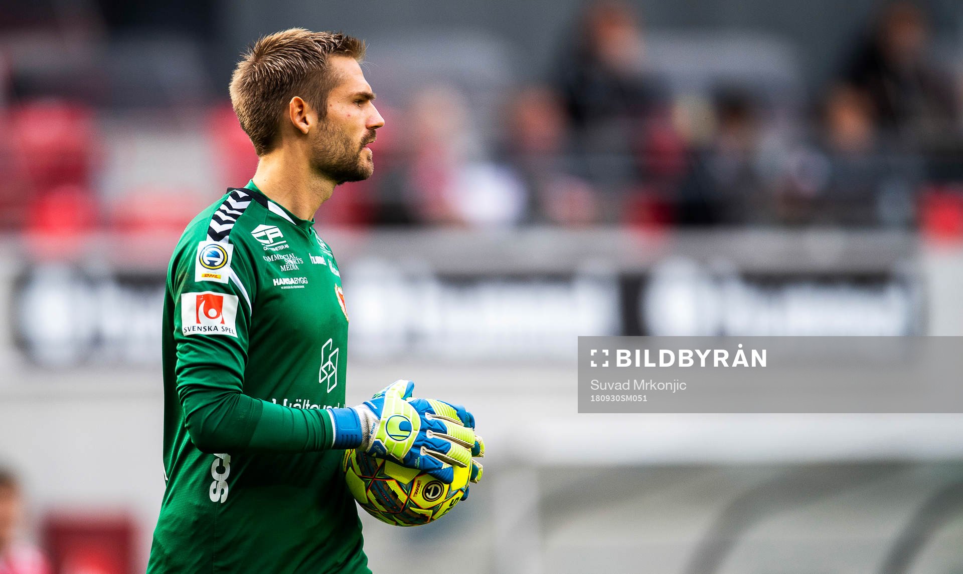 Kalmars målvakt Lucas Hägg-Johansson