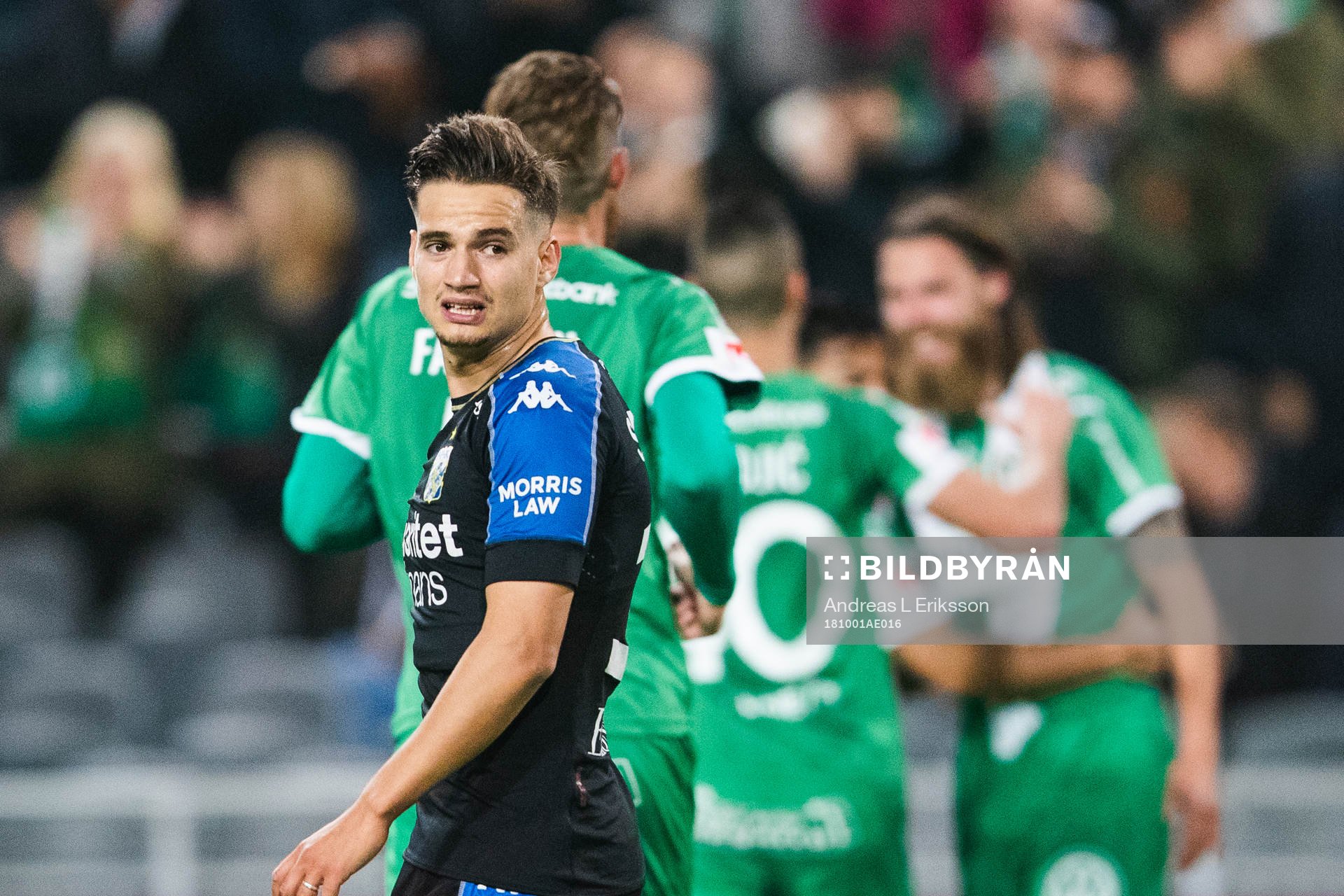 IFK Göteborgs Amin Affane deppar