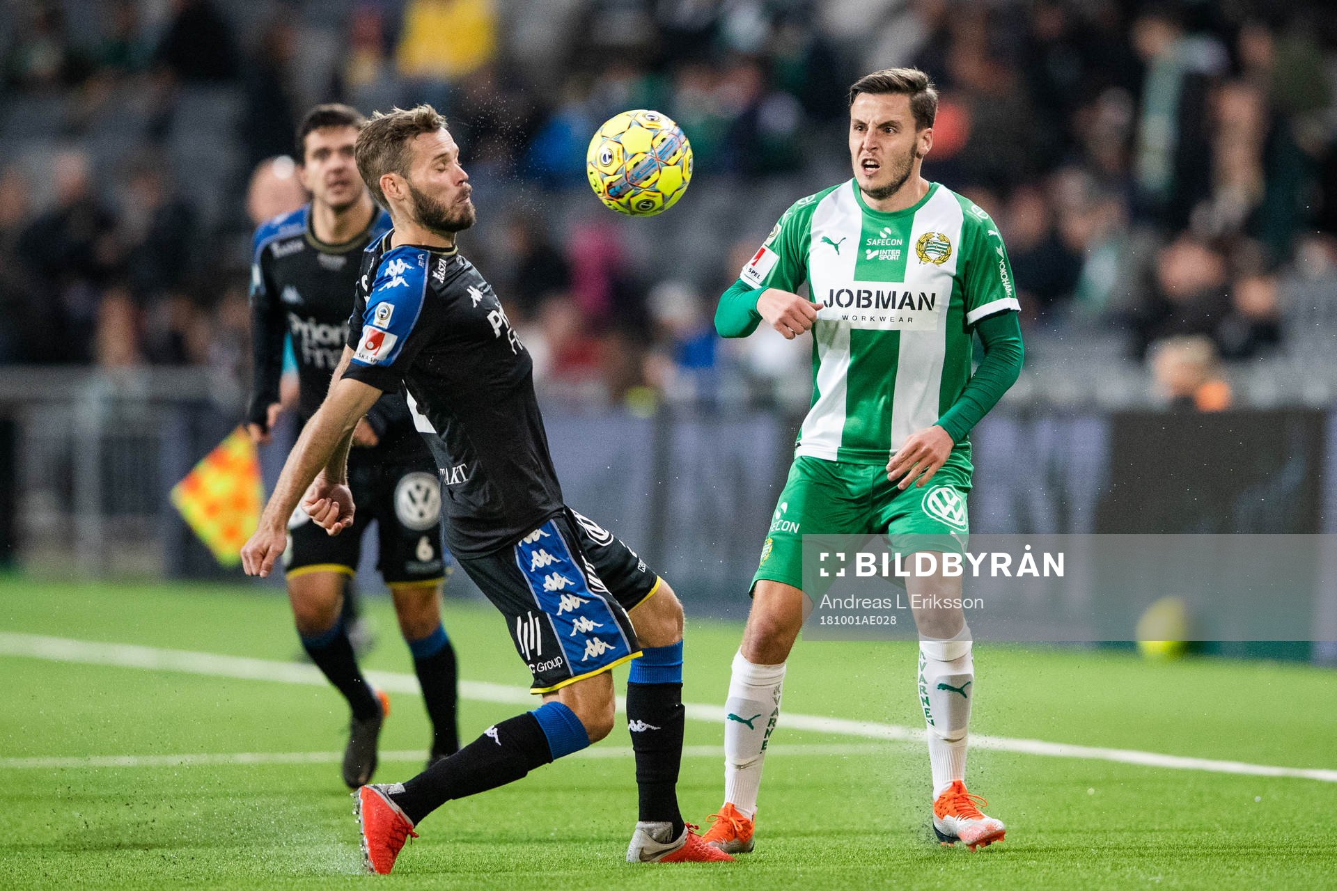 IFK Göteborgs Emil Salomonsson och Hammarbys Jeppe