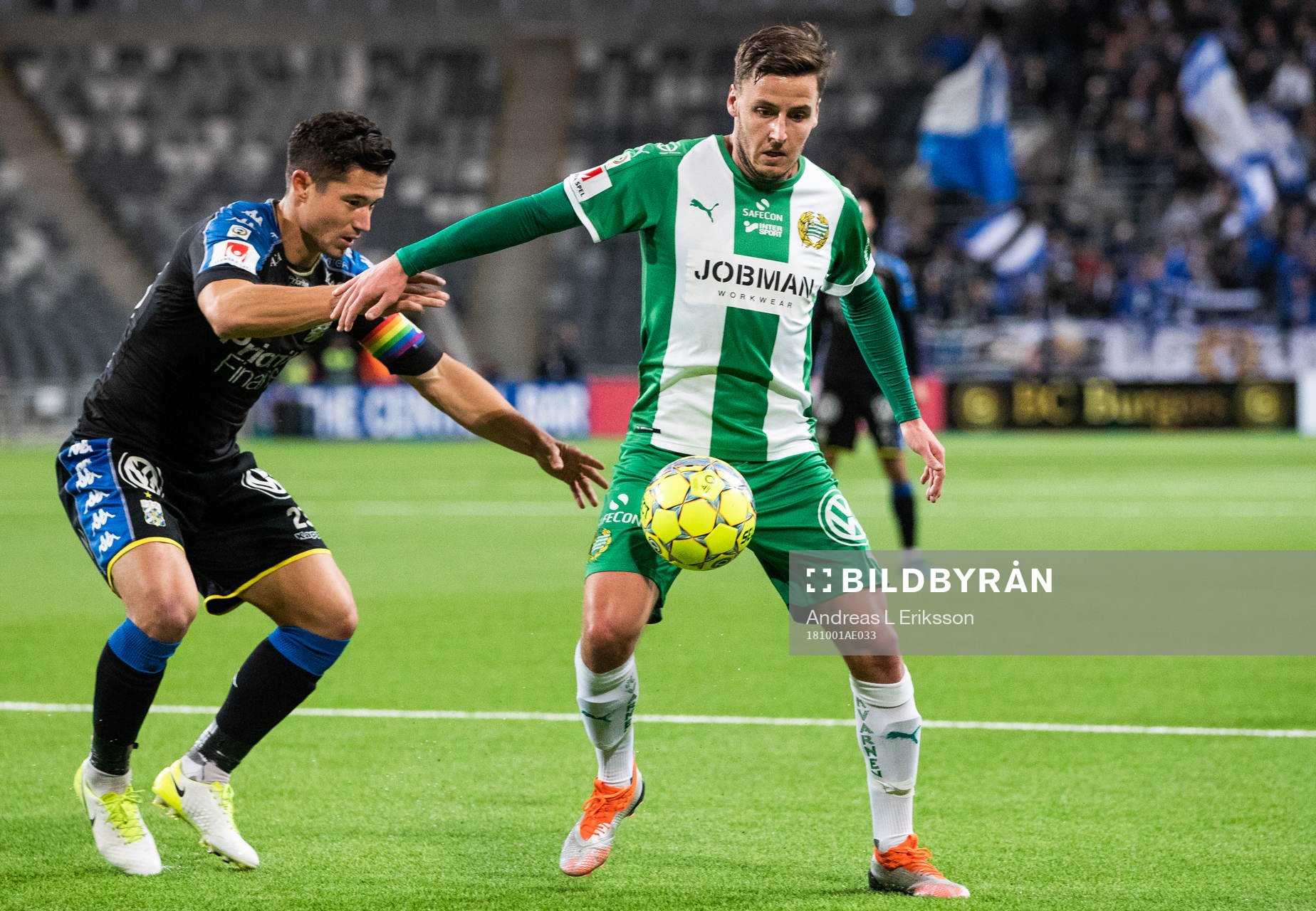 IFK Göteborgs David Boo Wiklander och Hammarbys Jeppe