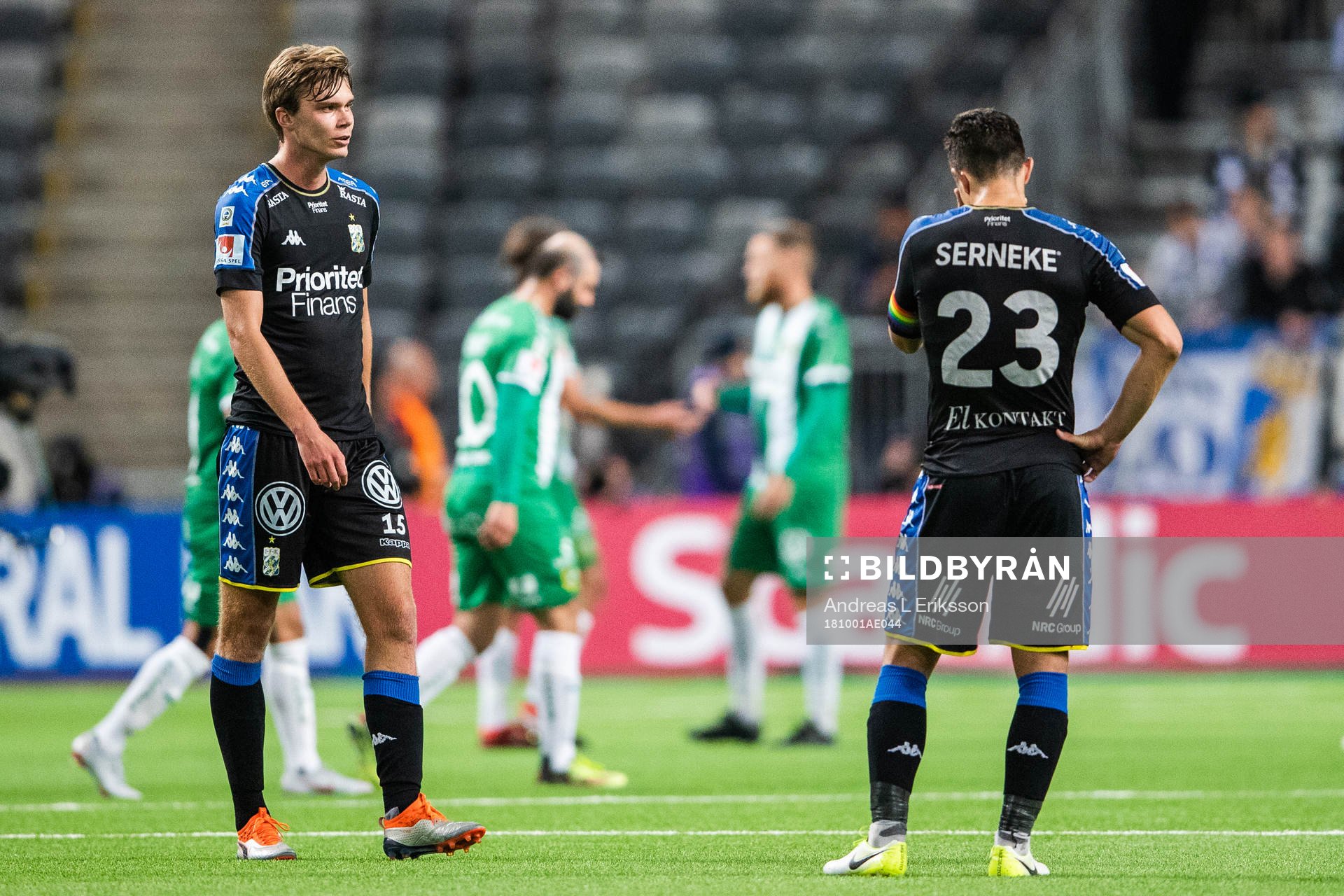 IFK Göteborgs Marcus Degerlund och David Boo Wiklander