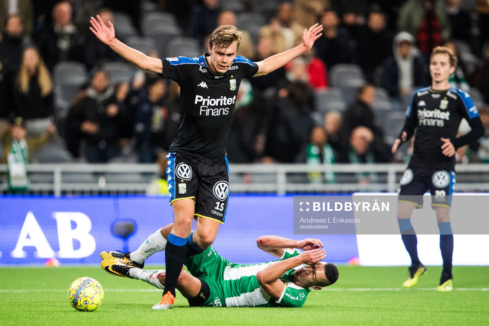 IFK Göteborgs Marcus Degerlund och Hammarbys Nikola