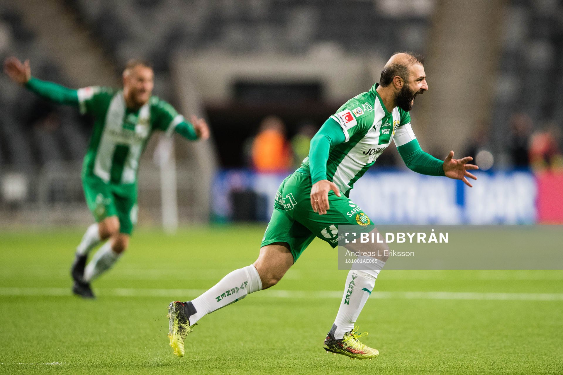 Hammarbys Kennedy Bakircioglu jublar