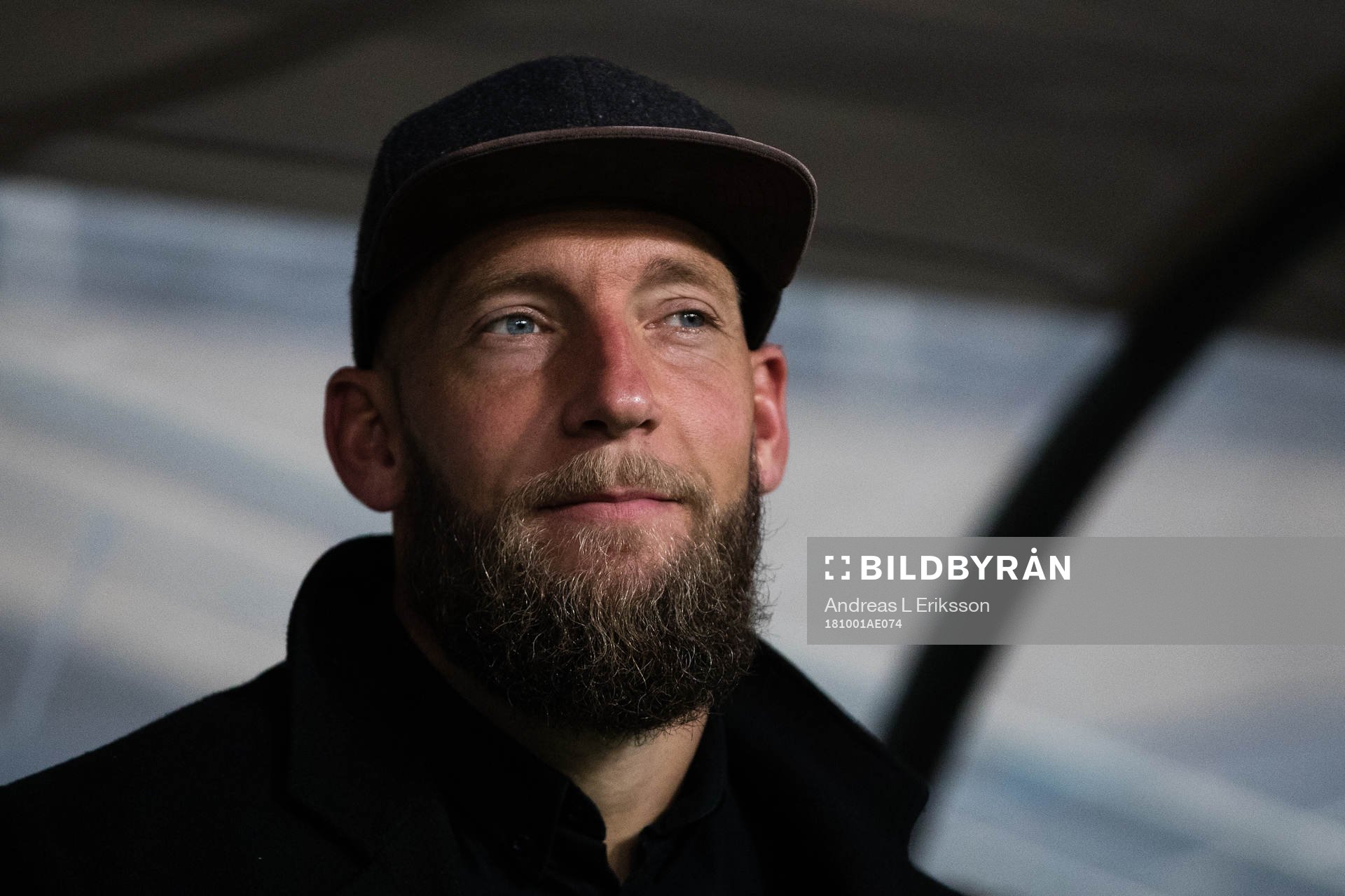 Hammarbys Benny Lekström innan fotbollsmatchen i Allsvenskan mellan Hammarby och IFK Göteborg den 1 oktober 2018 i Stockholm. 