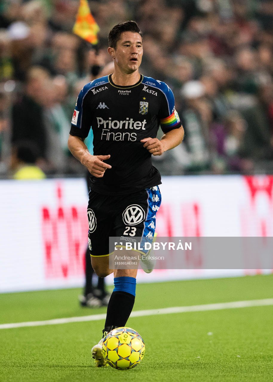 IFK Göteborgs David Boo Wiklander med bollen