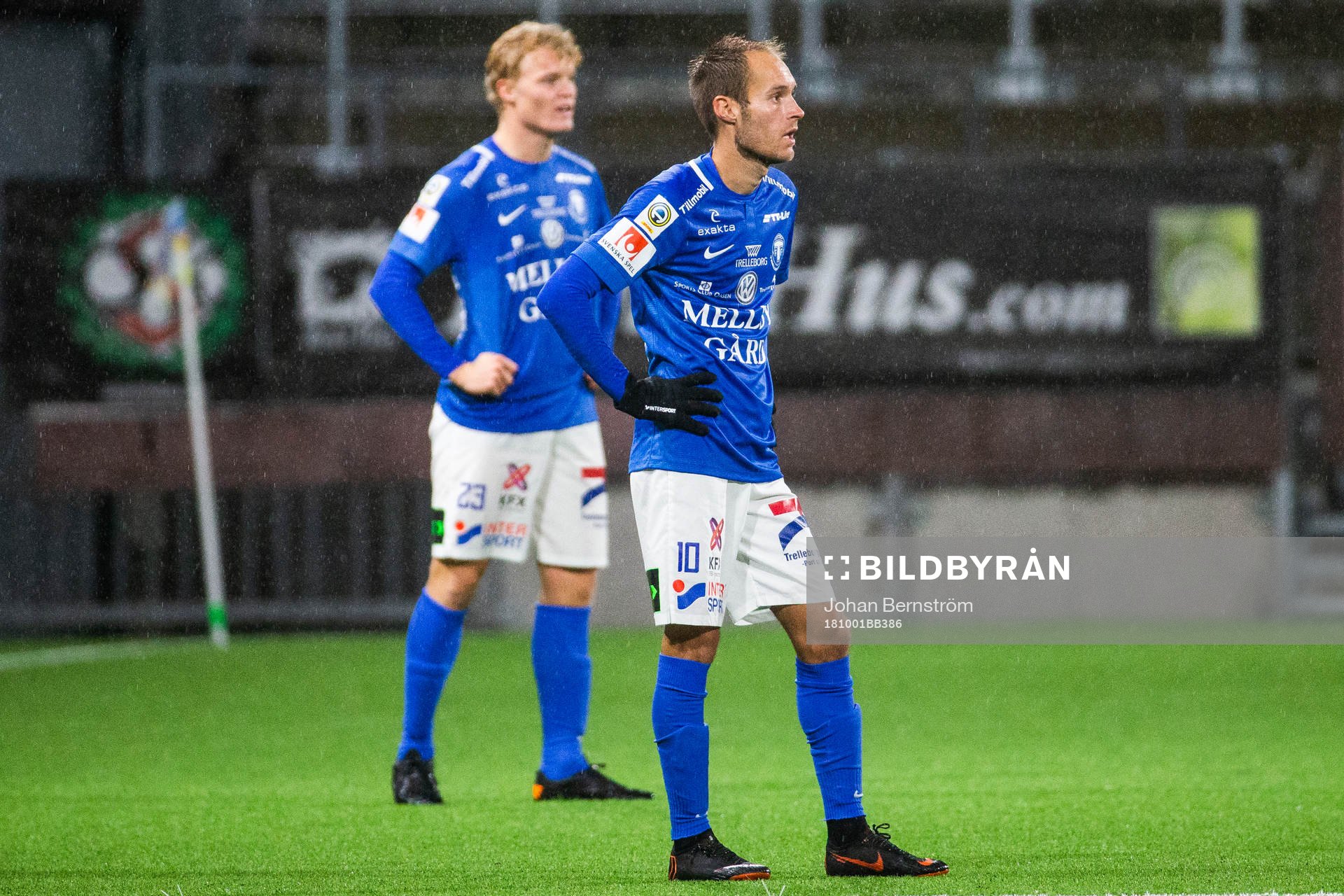 Trelleborgs Zoran Jovanovic och Freddie Brorsson deppar