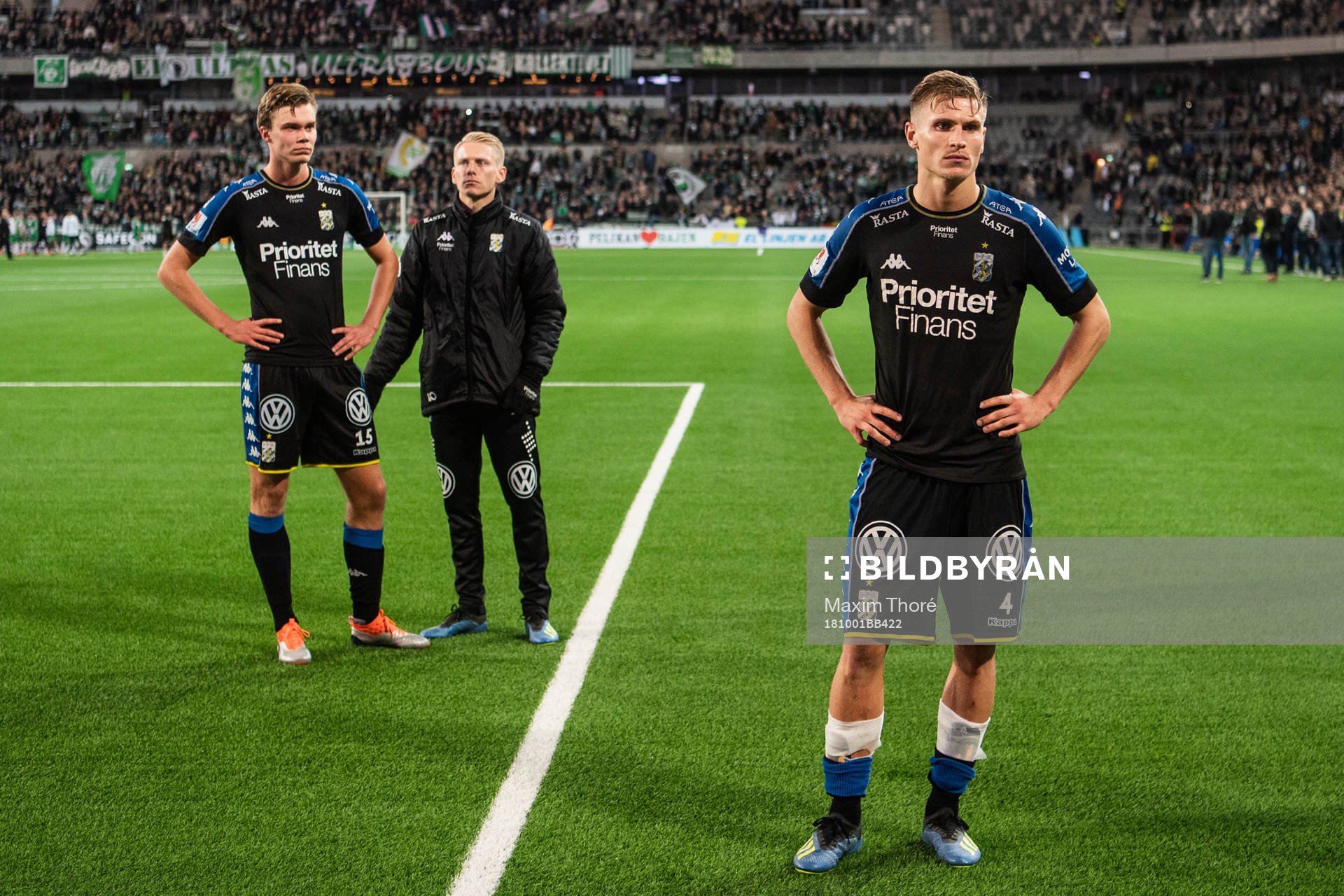 IFK Göteborgs Marcus Degerlund och Carl Starfelt  deppar