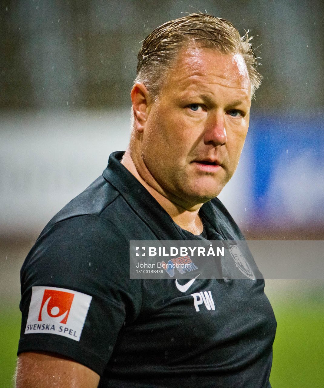 Trelleborgs tränare Patrick Winqvist deppar