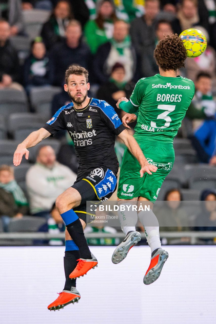 IFK Göteborgs Emil Salomonsson och Hammarbys Neto Borges
