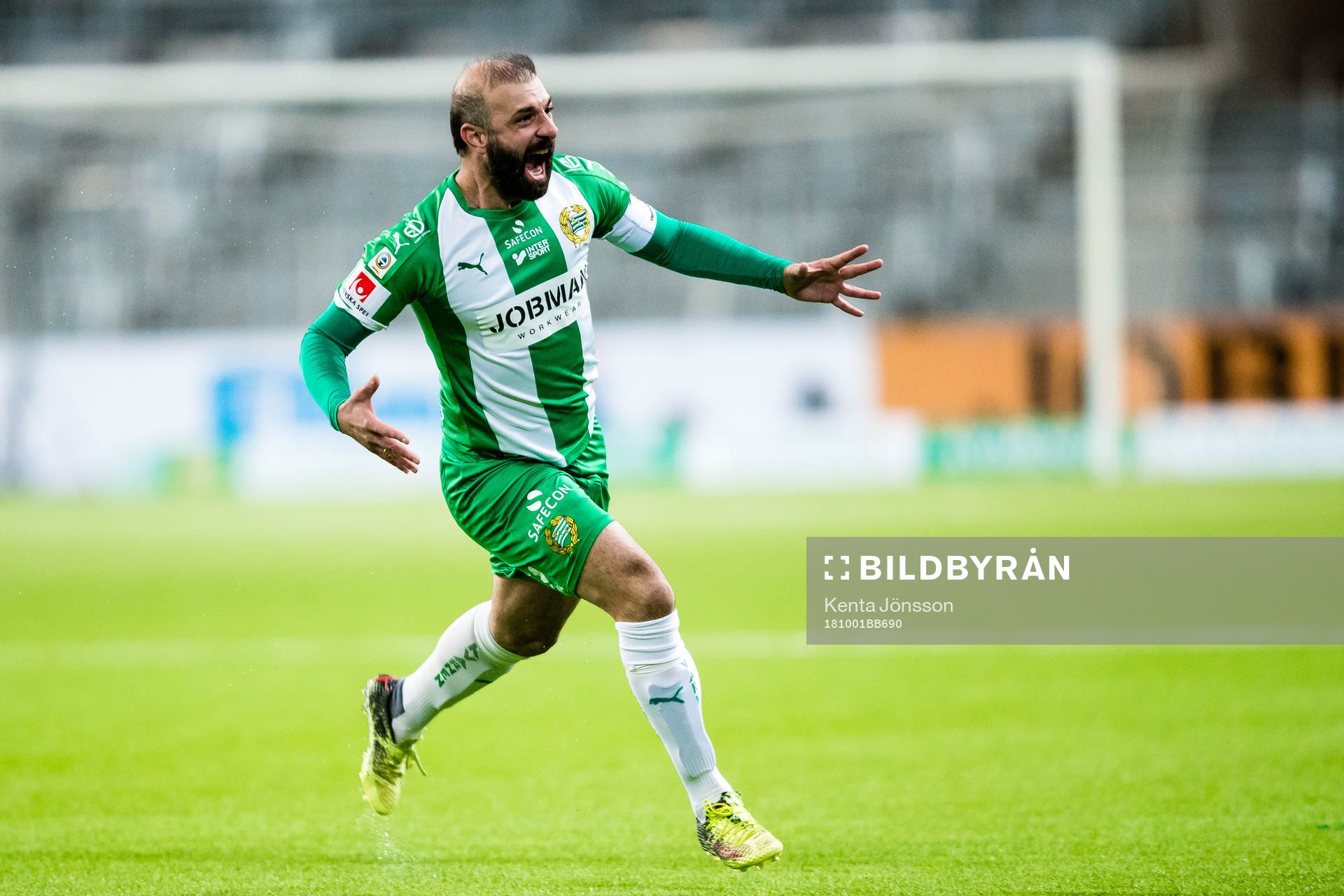 Hammarbys Kennedy Bakircioglu jublar