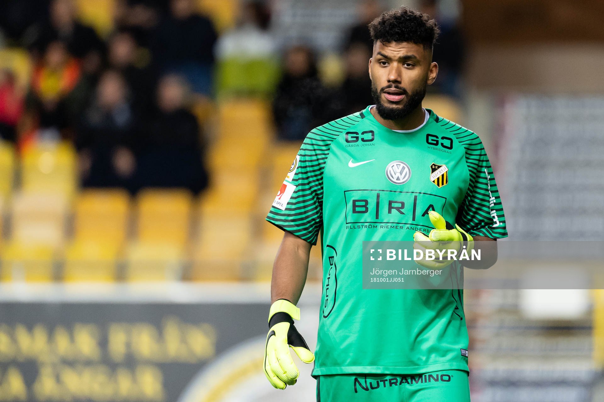 Häckens målvakt Jonathan Ursin Rasheed