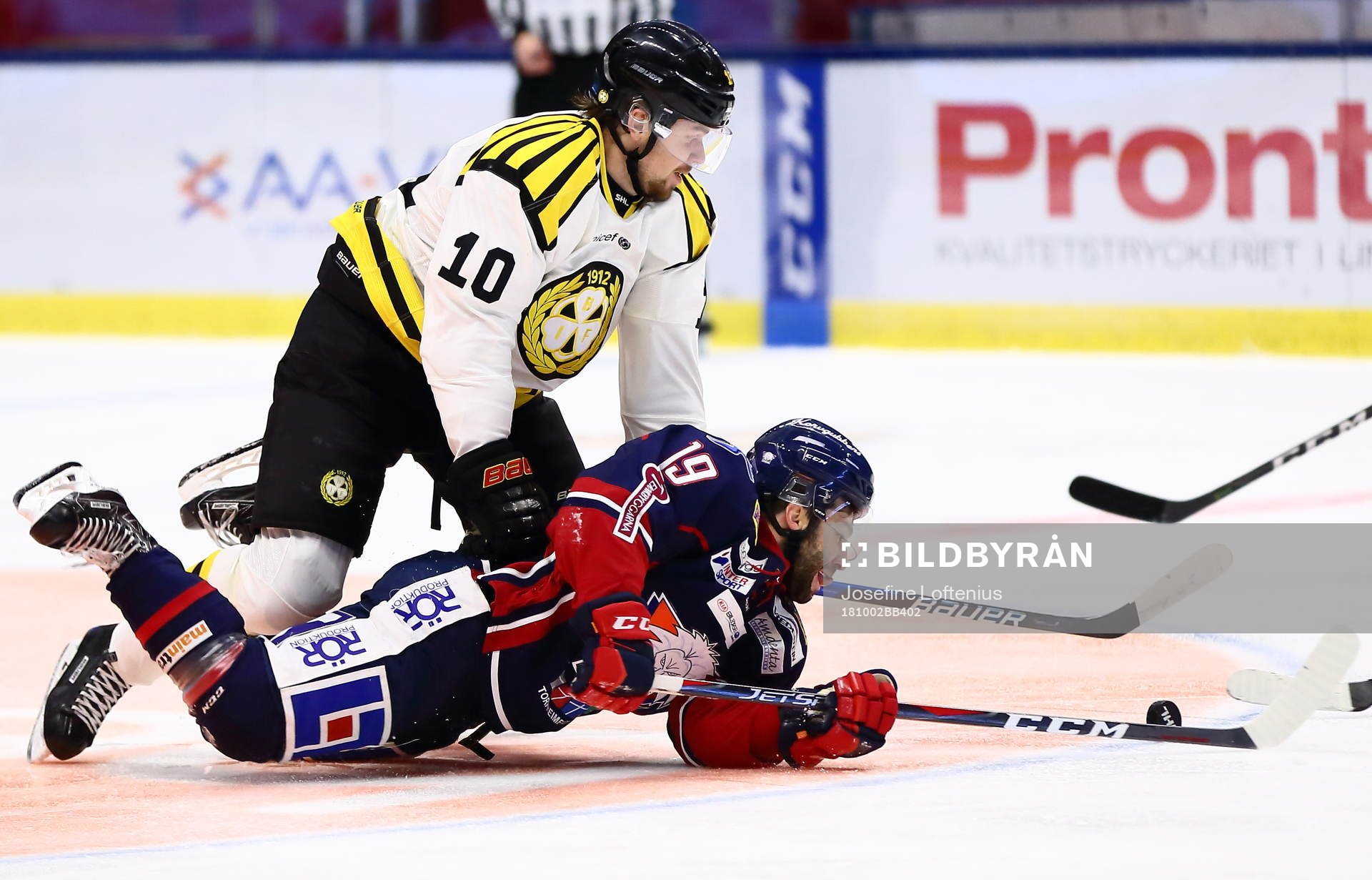 Linköpings Joe Whitney och Brynäs Marcus Ersson