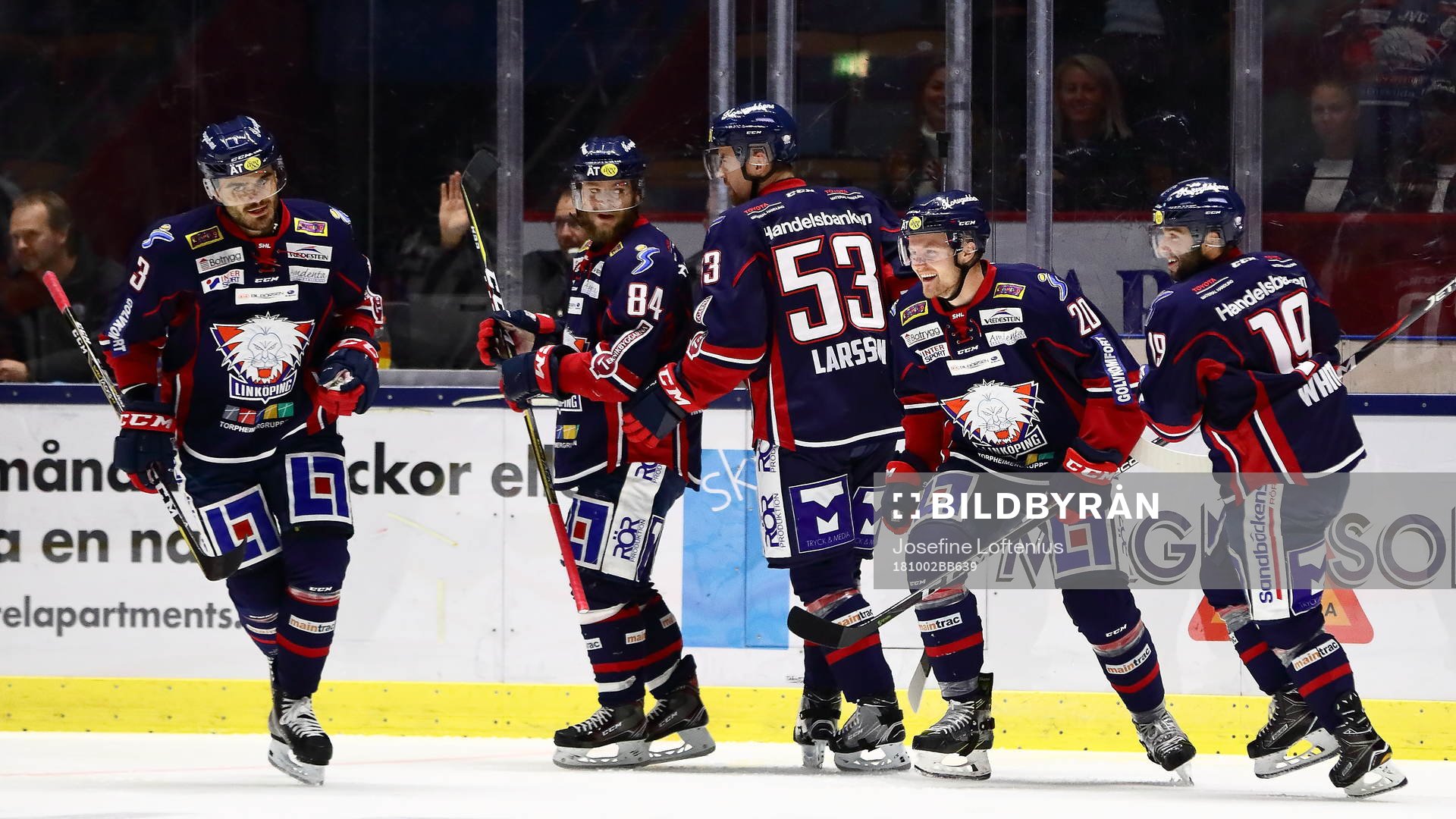 Linköpings Almen Bibic, Jimmy Andersson, Eddie Larsson,