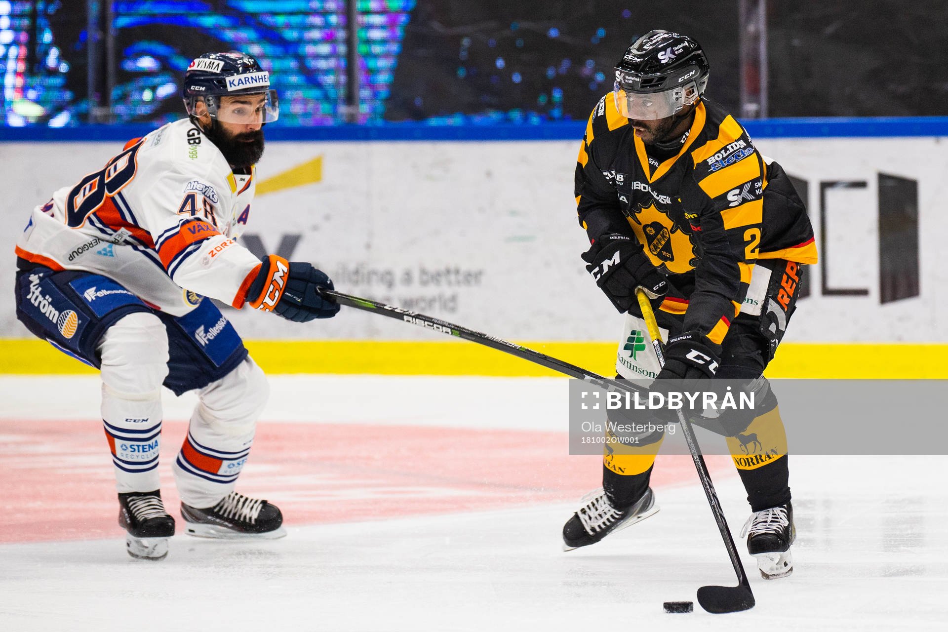 Skellefteås Edwin Hedberg och Växjös Daniel Rahimi