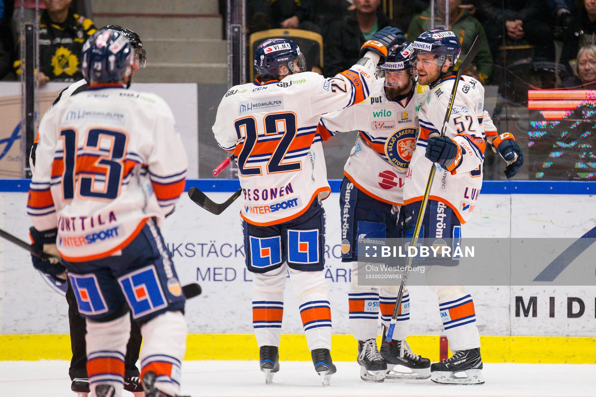 Växjös Janne Pesonen , Roman Horak och Arvid Lundberg