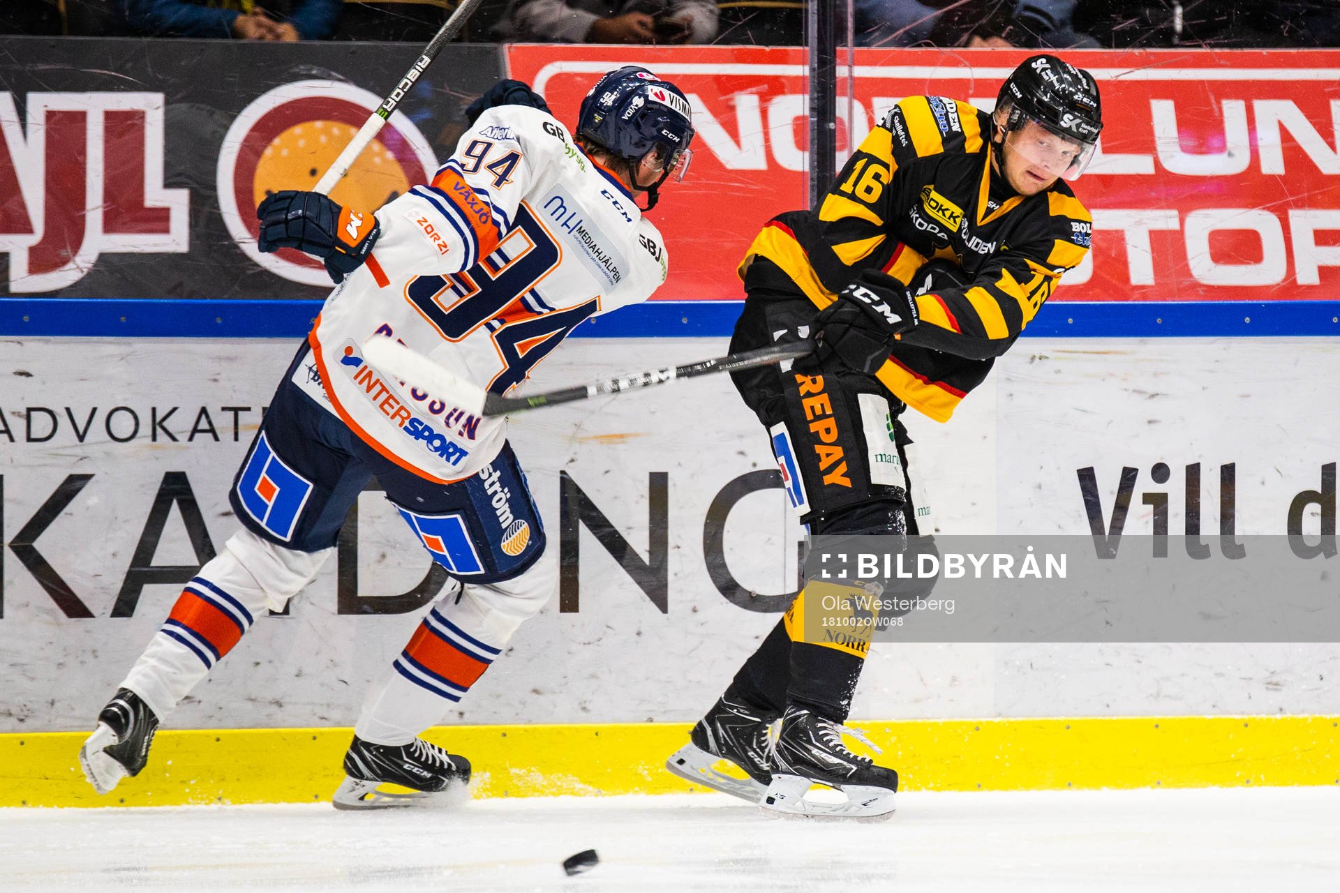 Skellefteås Linus Lindström och Växjös Niclas Burström