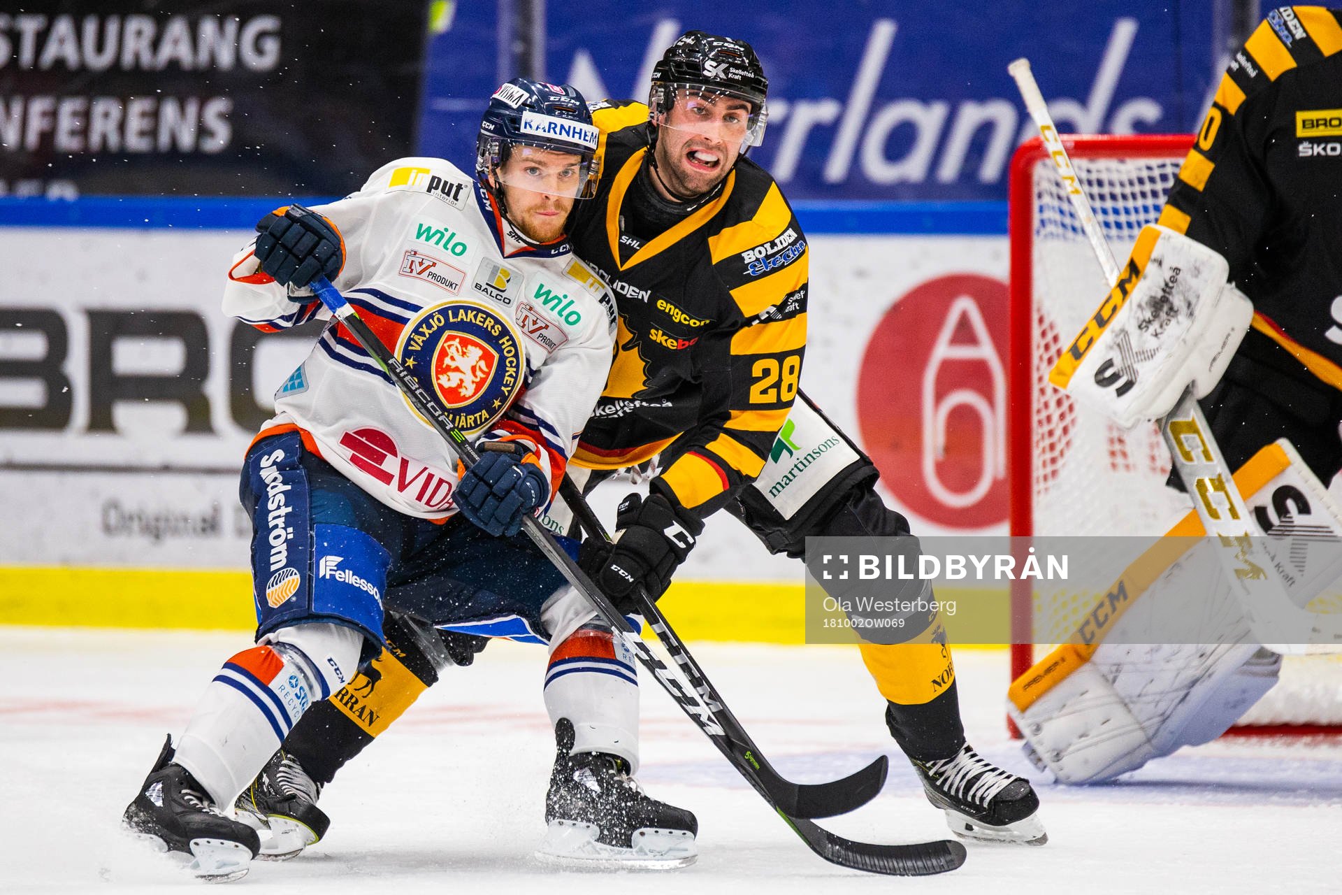 Växjös Brendan Shinnimin och Skellefteås Johan Alm
