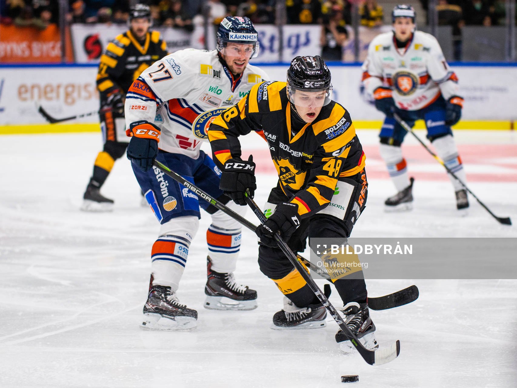 Växjös Martin Lundberg och Skellefteås Jonatan Berggren