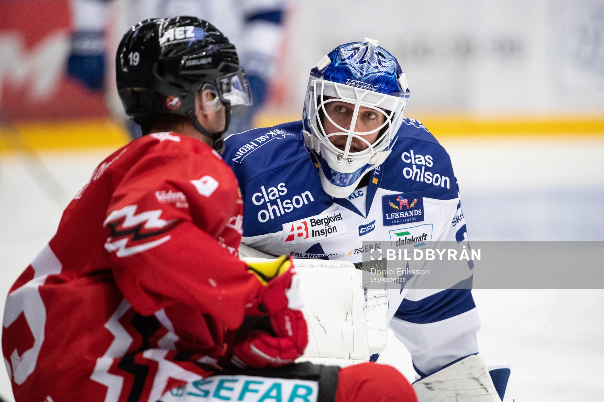 Leksands målvakt Axel Brage