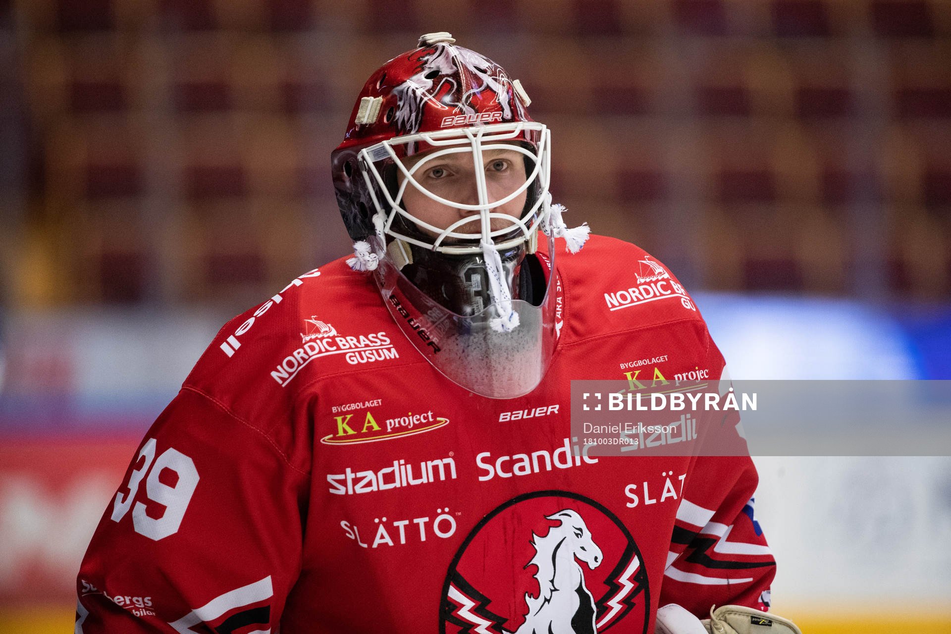 Vita Hästens målvakt Viktor Kokman