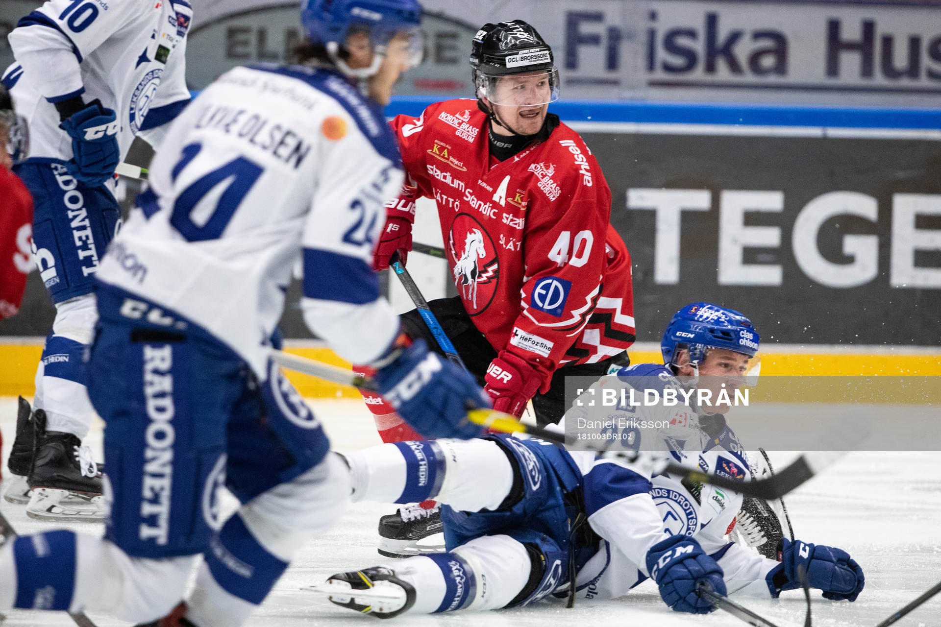 Vita Hästens Mattias Kalin och Leksands David Rundqvist