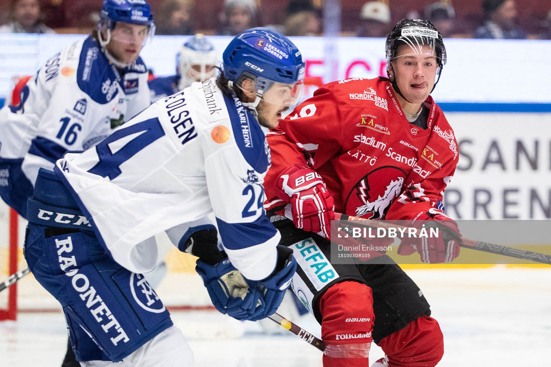 Leksands Thomas Valkvæ Olsen  och Vita Hästens Henrik