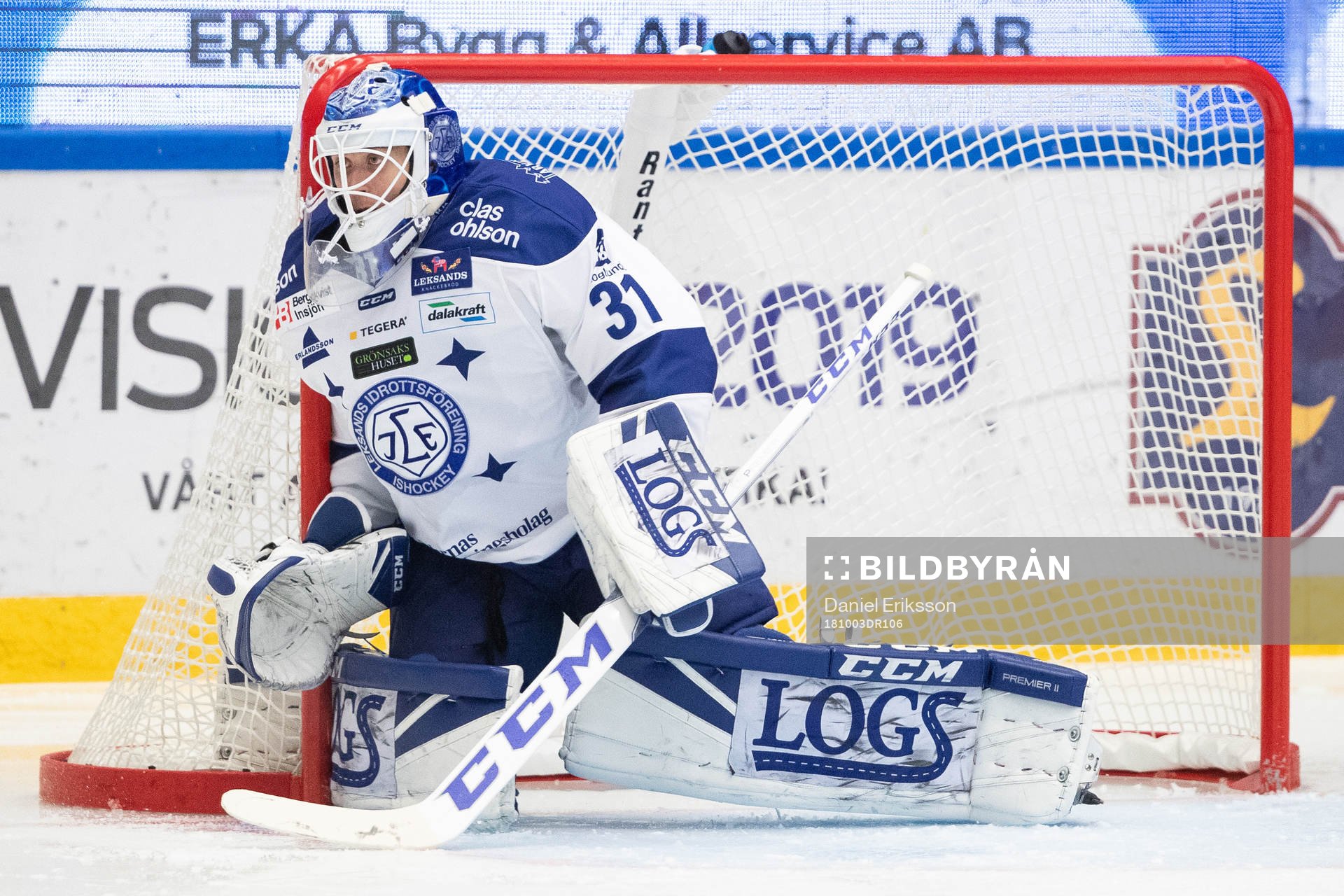 Leksands målvakt Jonas Arntzen