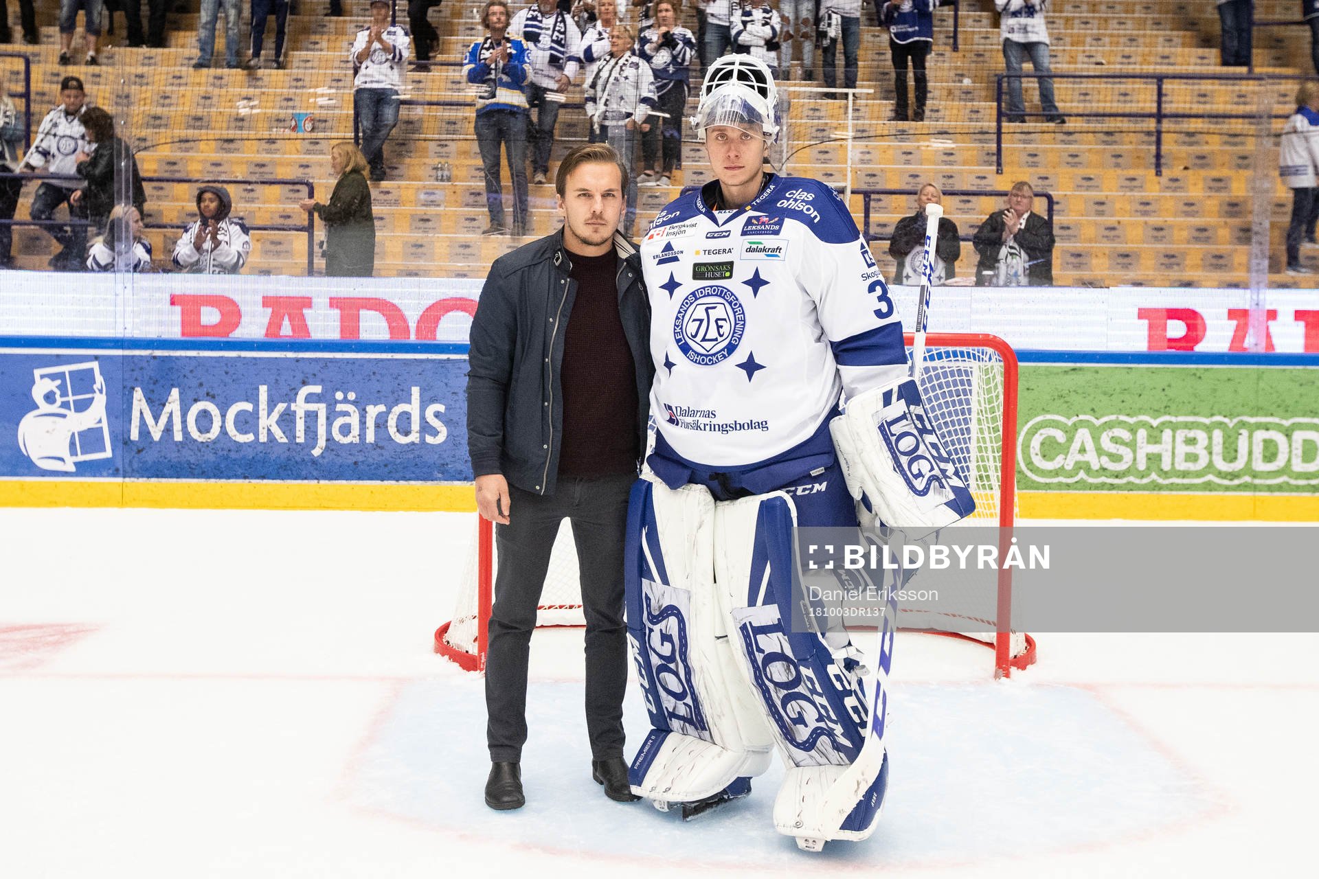 Leksands målvakt Jonas Arntzen utsedd till matchens lirare
