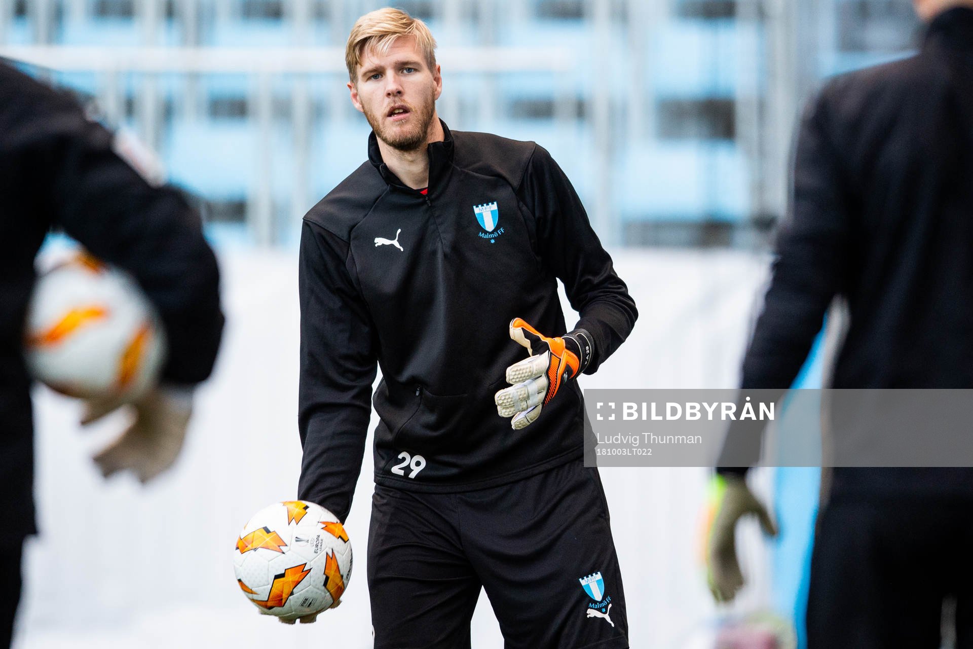 Goalkeeper Fredrik Andersson of Malmö FF