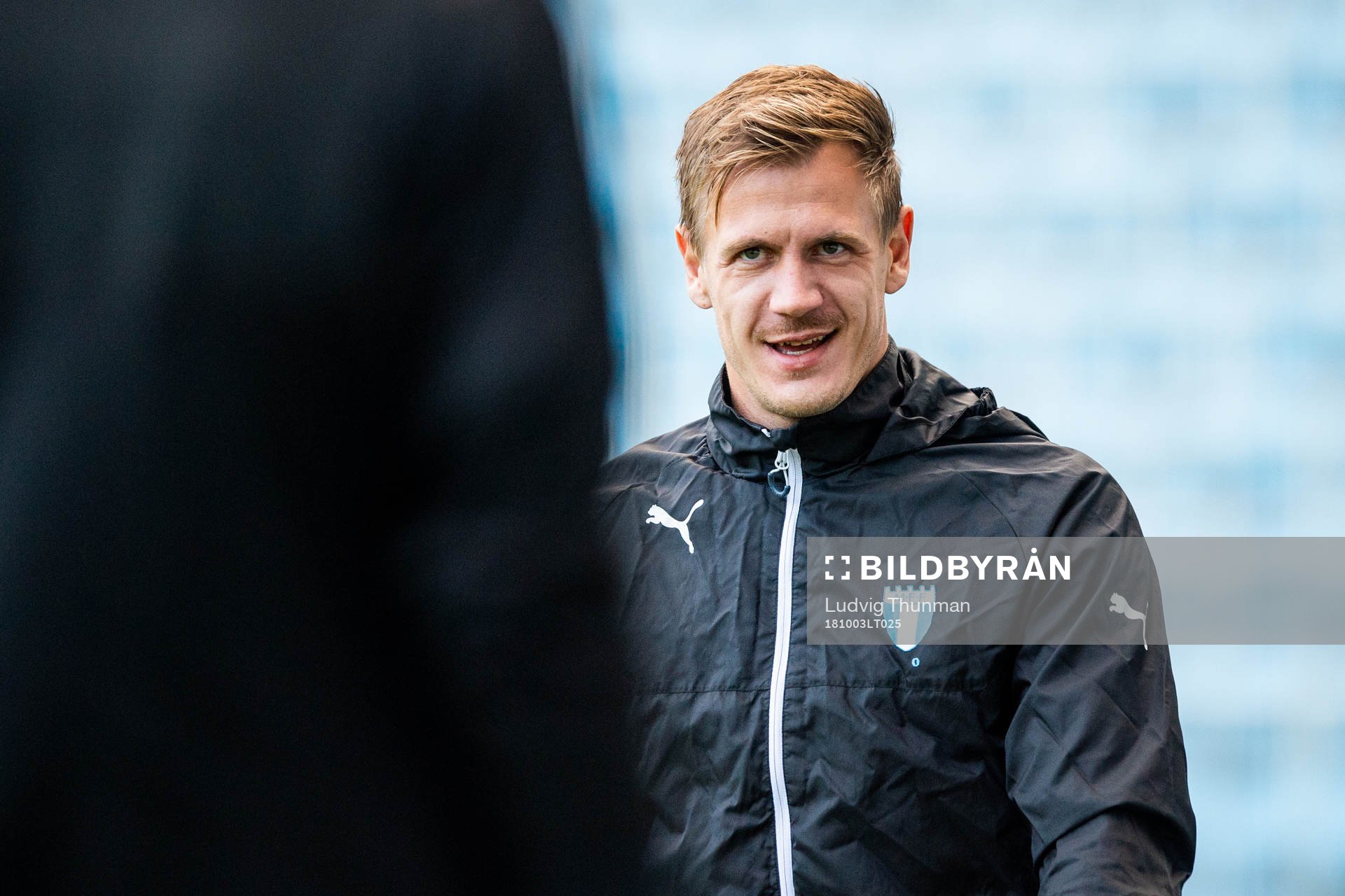 of Malmö FF goalkeeper Johan Dahlin