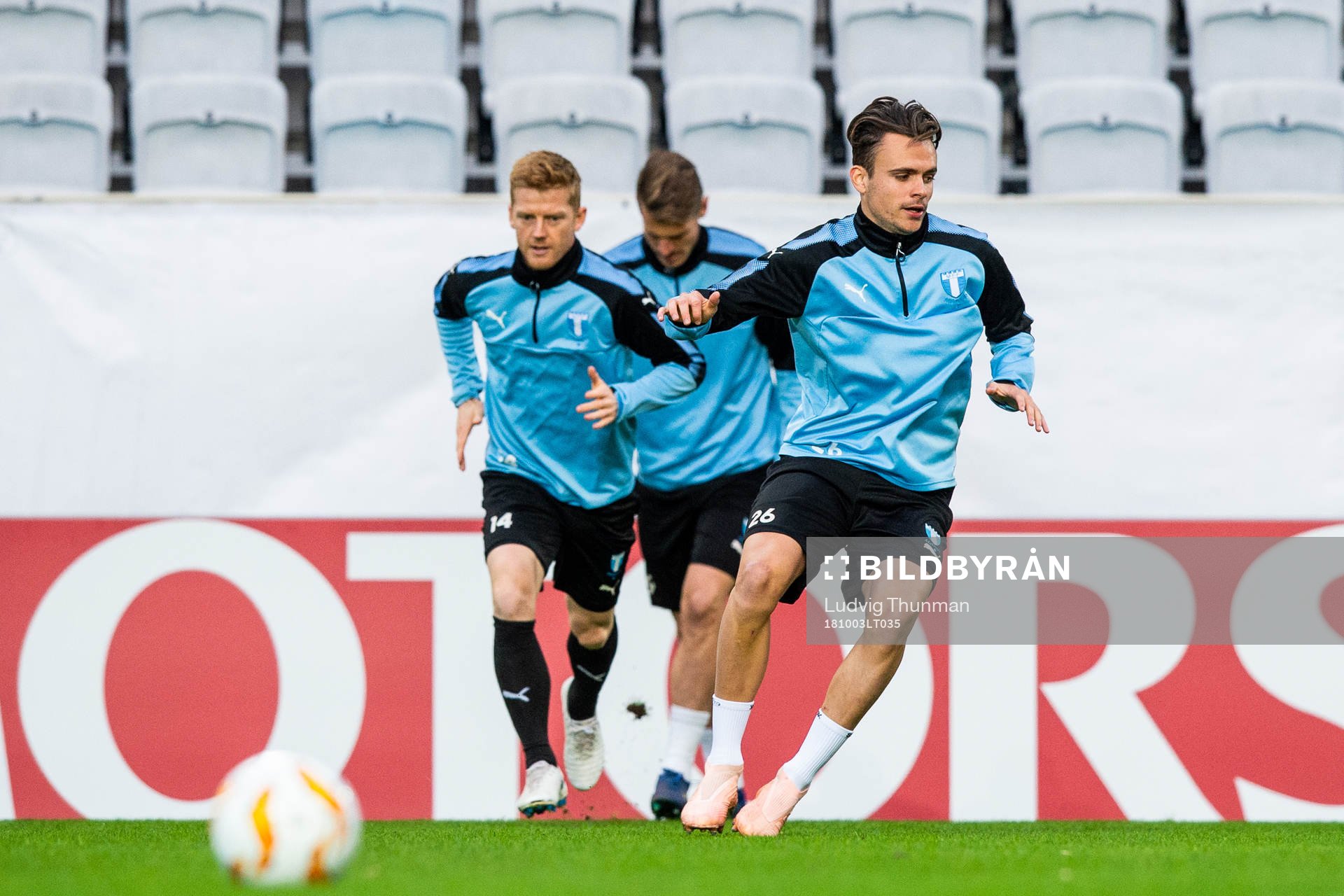 Andreas Vindheim, Anders Christiansen and Markus Rosenberg