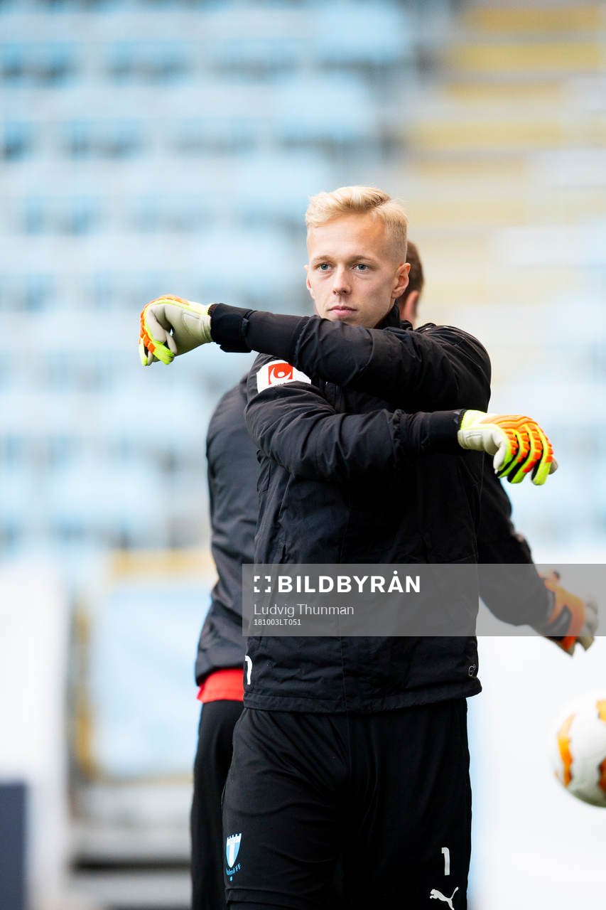 Goalkeeper Walter Viitala of Malmö FF