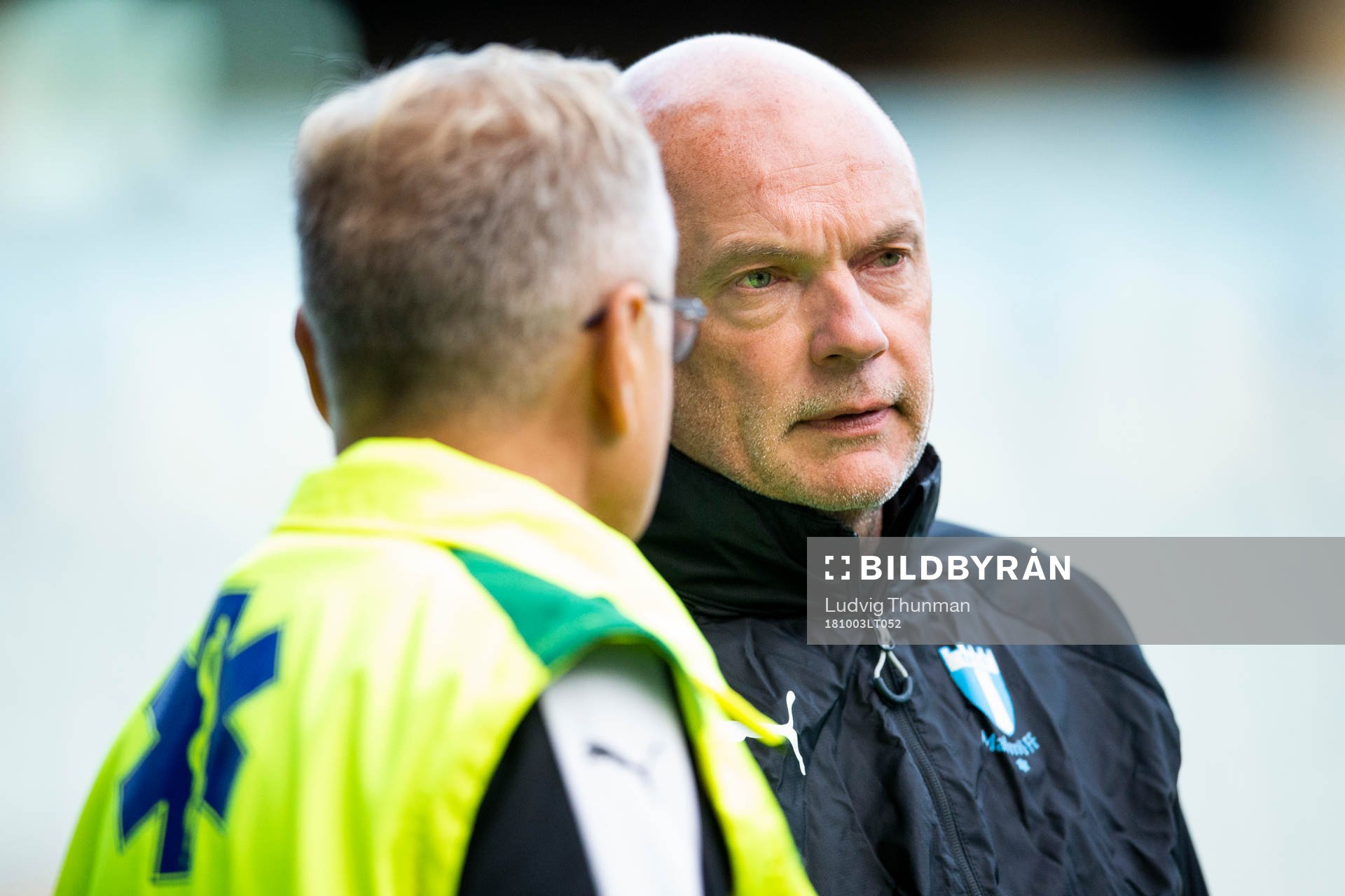 Doctor Pär Herbertsson and head coach Uwe Rösler of