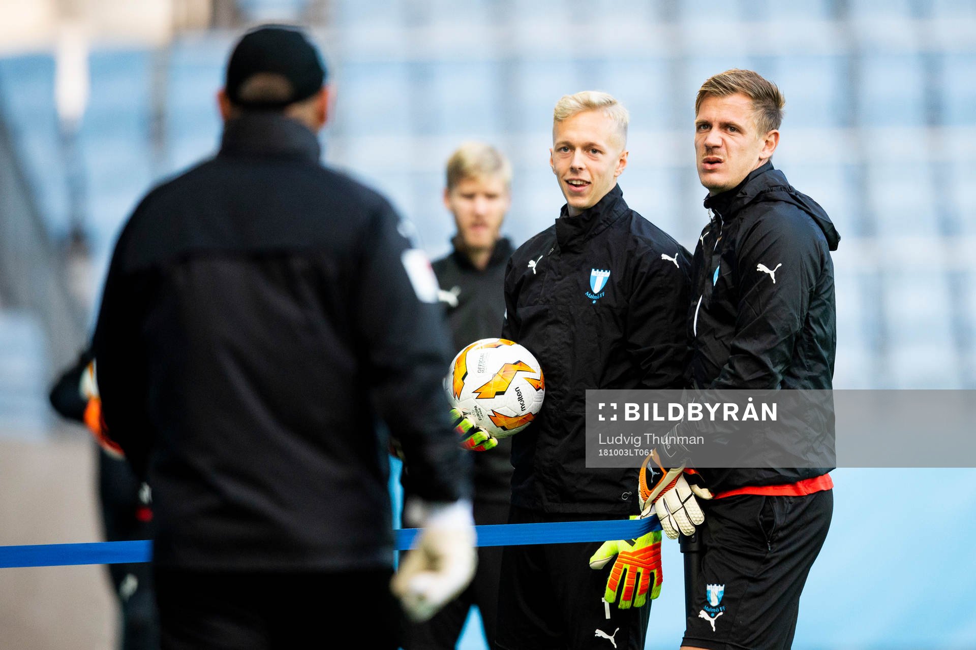 Goalkeeper Walter Viitala goalkeeper Johan Dahlin and