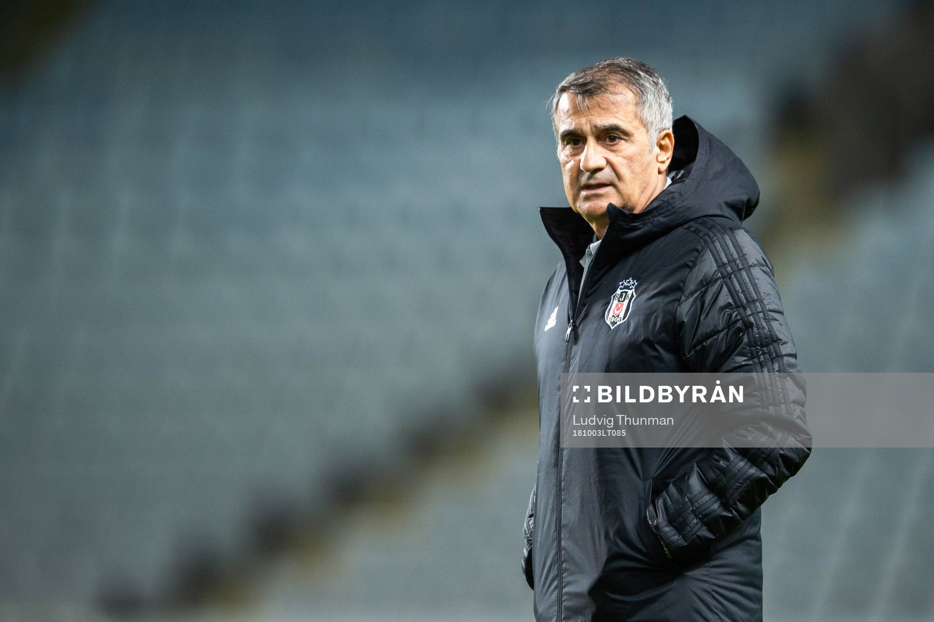 Senol Günes, head coach of Besiktas